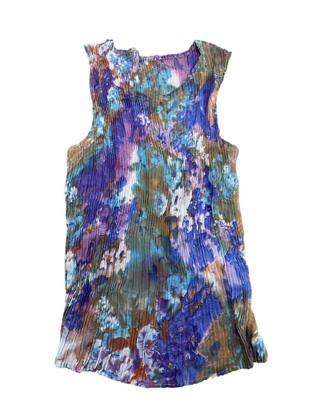 Japanese Brand Issey Miyake Pleat Please Style Abstract Pleated Top Size M / US 6-8 / IT 42-44 - 1 Thumbnail