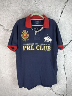 VTG Polo Ralph Lauren RL Jockey Club 3 Rugby Sweatshirt