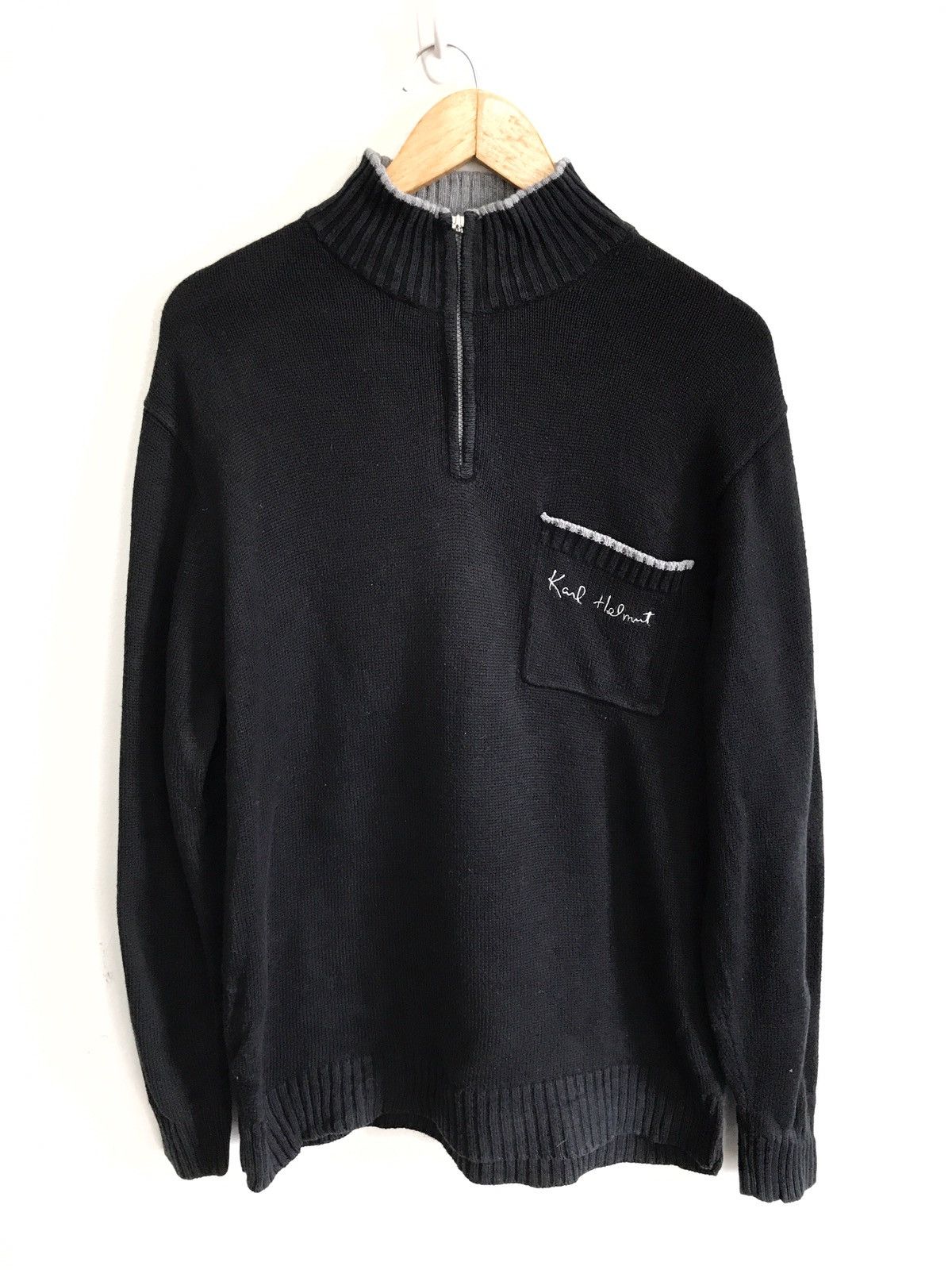 Japanese Brand Karl Helmut Hand Knit Sweatshirt