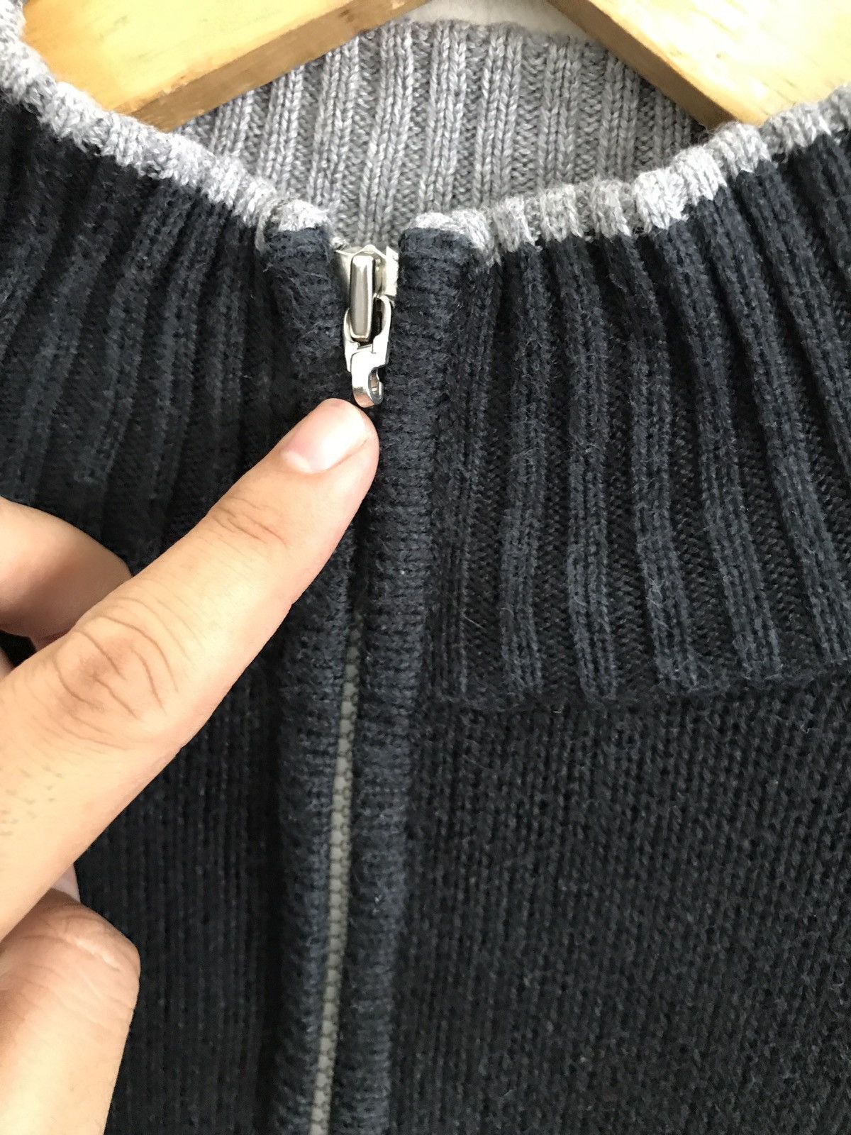 Japanese Brand Karl Helmut Hand Knit Sweatshirt