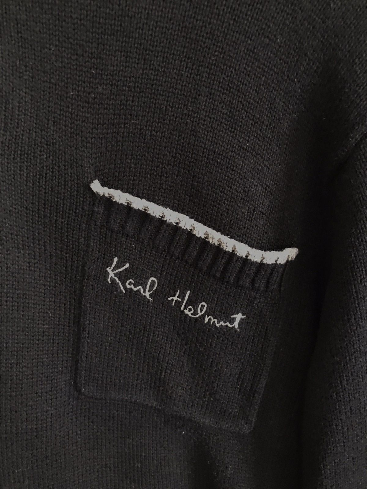 Japanese Brand Karl Helmut Hand Knit Sweatshirt