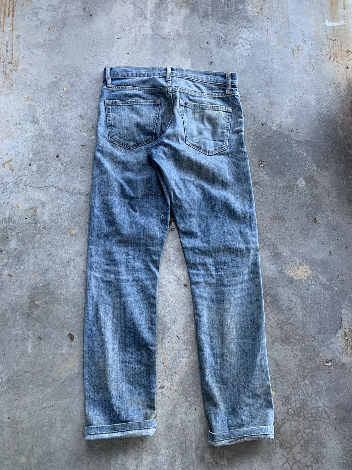 Japanese Brand × Uniqlo Uniqlo Sun Faded Selvedge Denim Pant Size US 29 - 4 Thumbnail