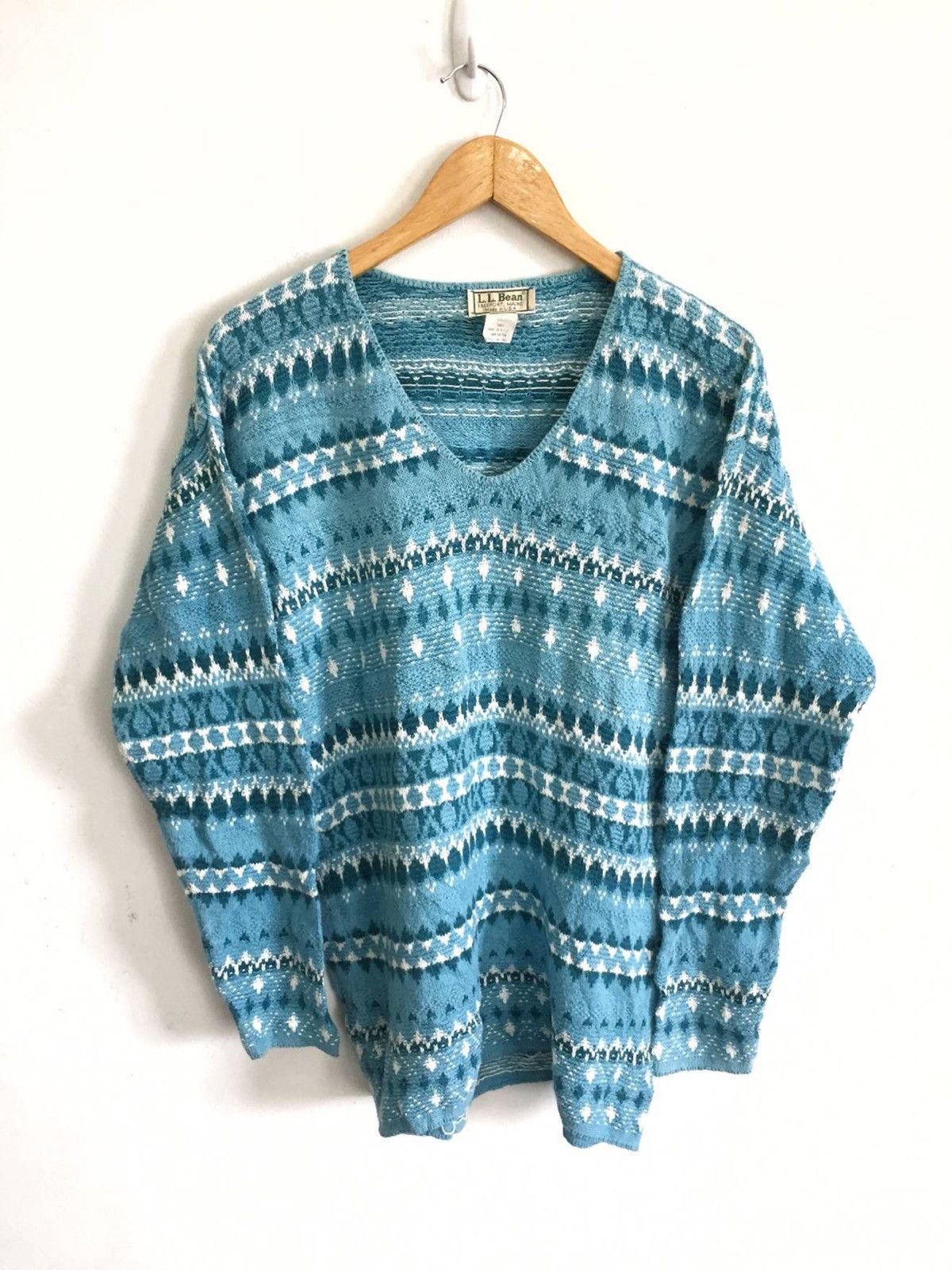 L.L. Bean LL BEAN Size S Armpit 23"Sweater Jumper Knit Size US S / EU 44-46 / 1 - 1 Thumbnail