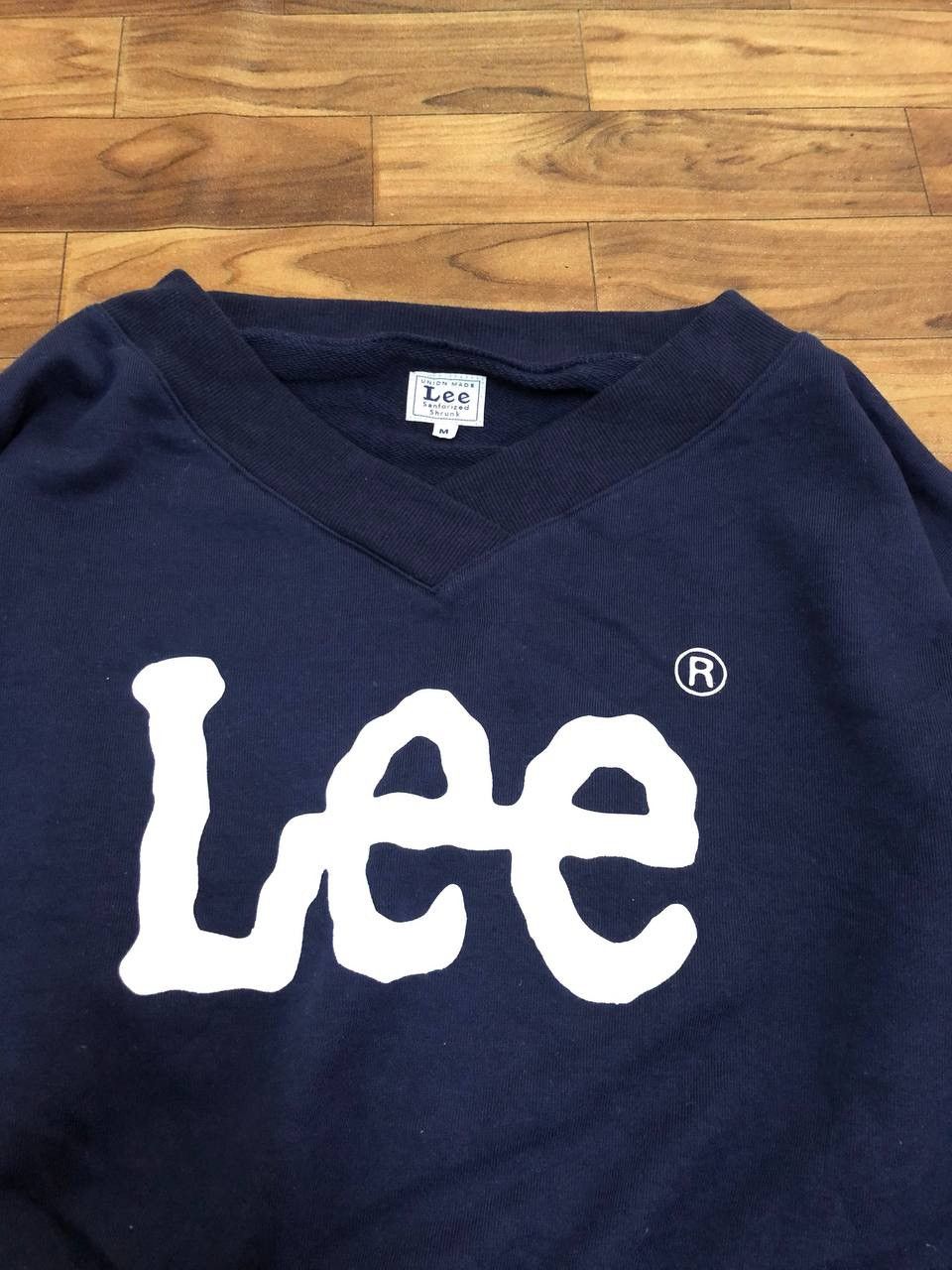 Japanese Brand × Lee Vintage Lee Sanforized Big Logo Sweatshirt Size US S / EU 44-46 / 1 - 3 Thumbnail