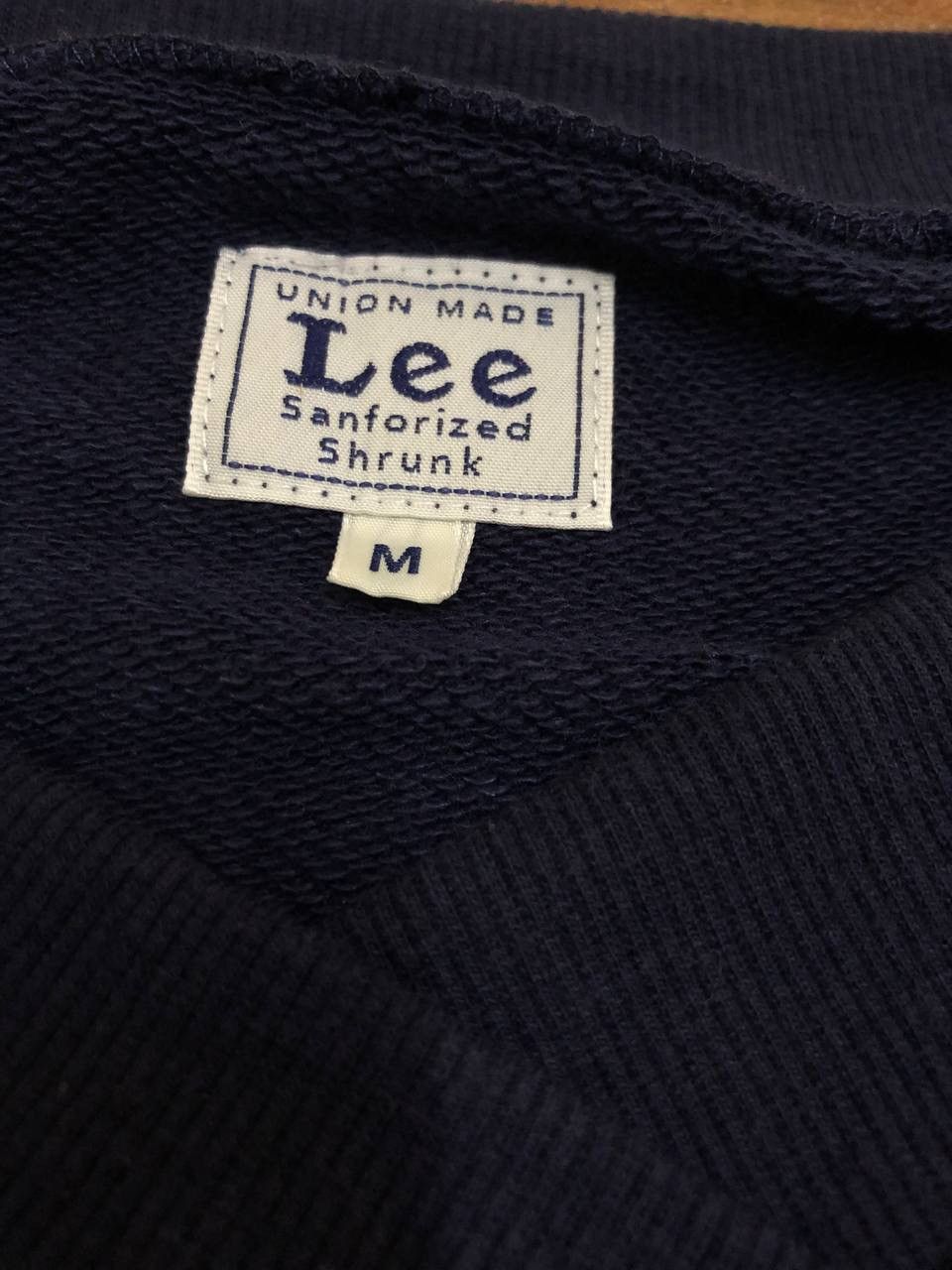 Japanese Brand × Lee Vintage Lee Sanforized Big Logo Sweatshirt Size US S / EU 44-46 / 1 - 4 Thumbnail