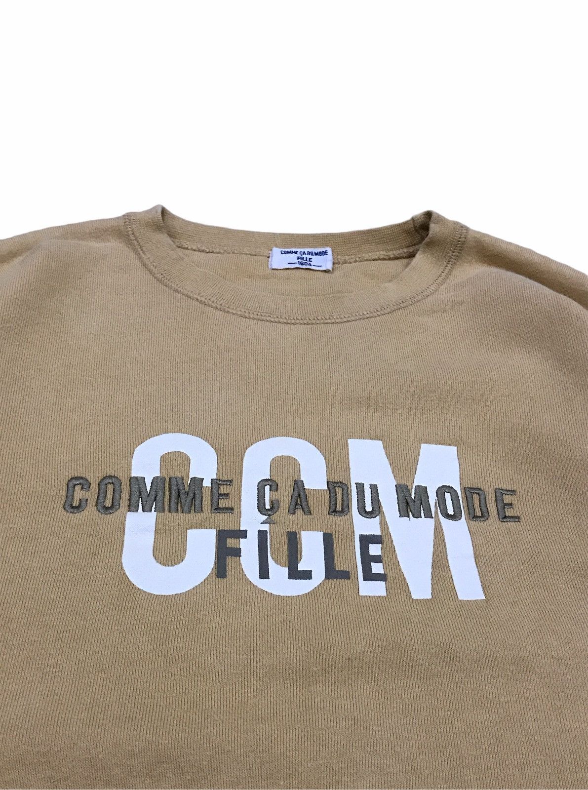 Japanese Brand Japanese Brand Comme Ca Du Mode Spell Out Logo Sweatshirt Size US S / EU 44-46 / 1 - 3 Thumbnail