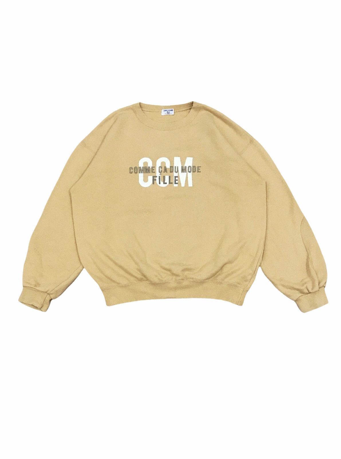 Japanese Brand Japanese Brand Comme Ca Du Mode Spell Out Logo Sweatshirt Size US S / EU 44-46 / 1 - 1 Thumbnail