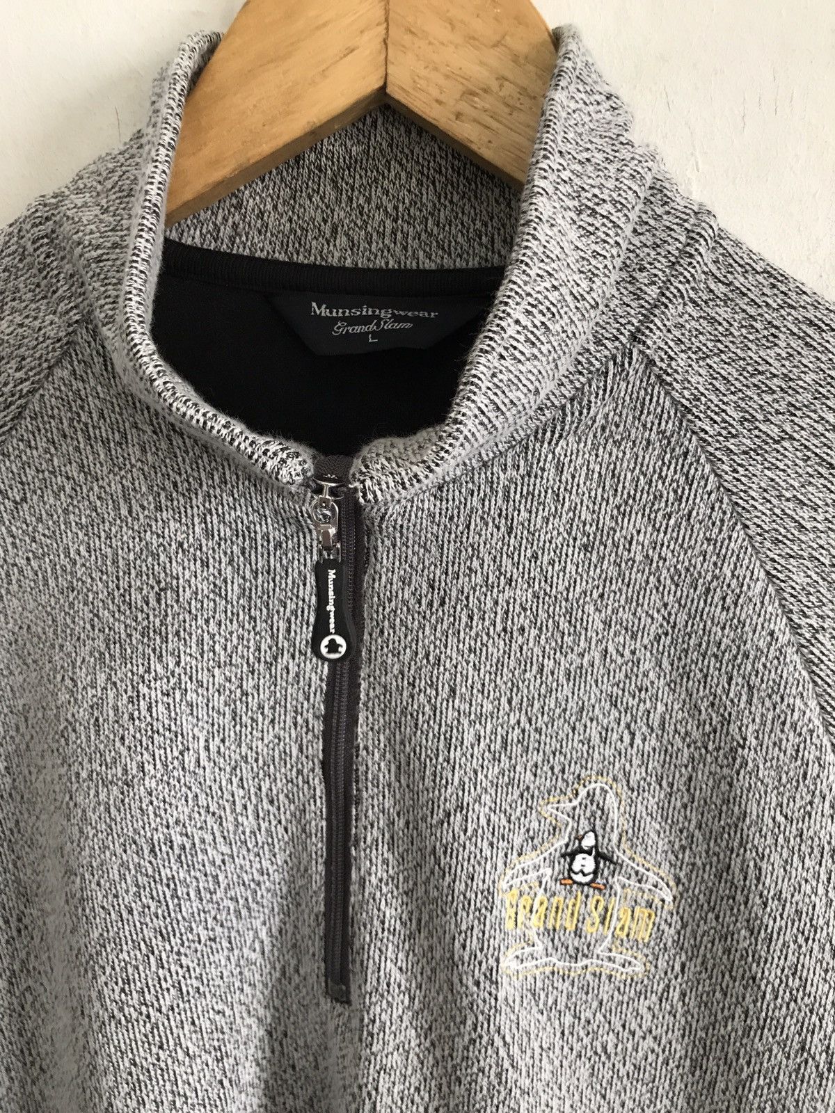 Japanese Brand Japanese Brand Munsingwear Pullover Half Zipper Sweatshirt Size US L / EU 52-54 / 3 - 3 Thumbnail