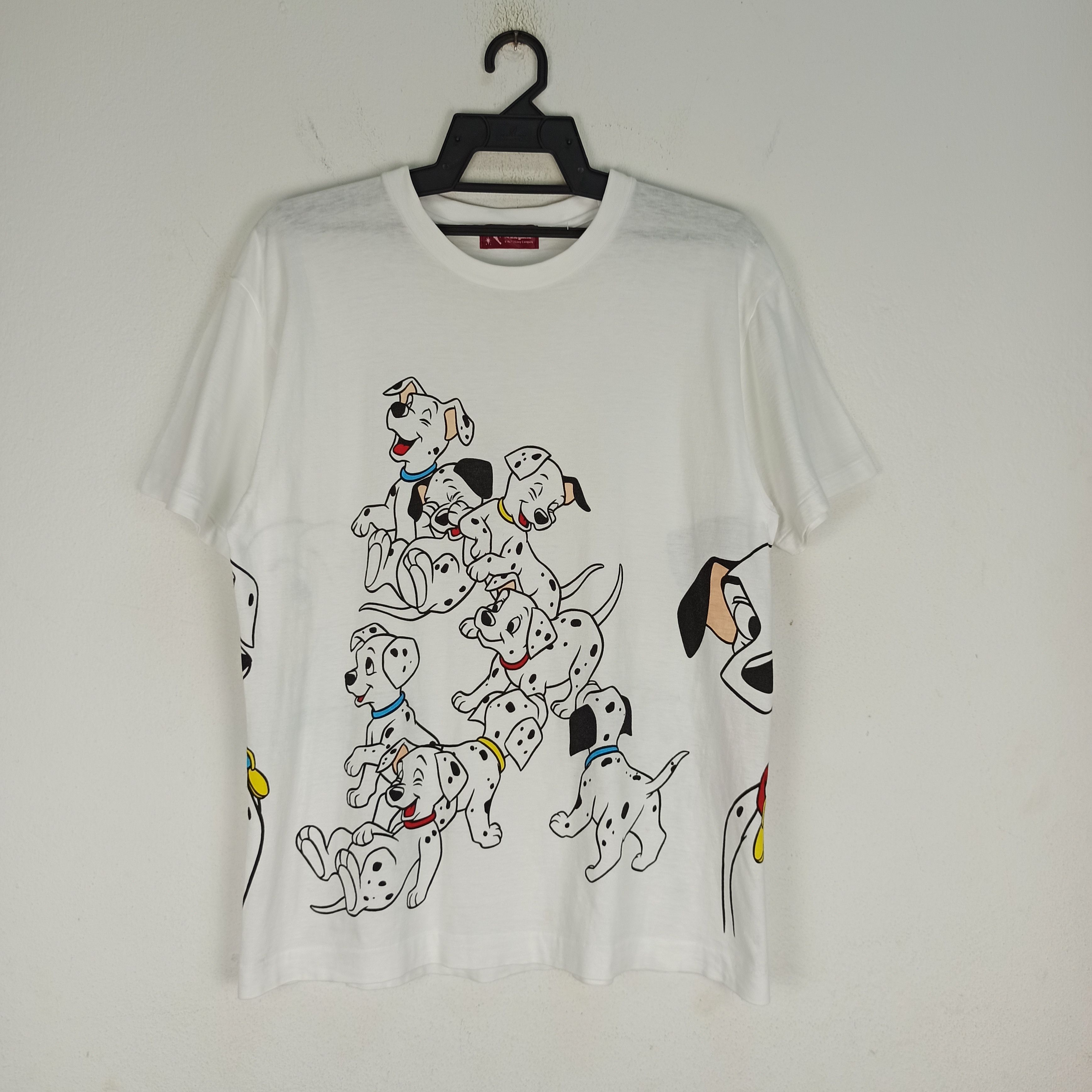 image of Cartoon Network x Disney Vintage 90's Disney’S 101 Dalmatians Fullprint Tee in White (Size Medium)