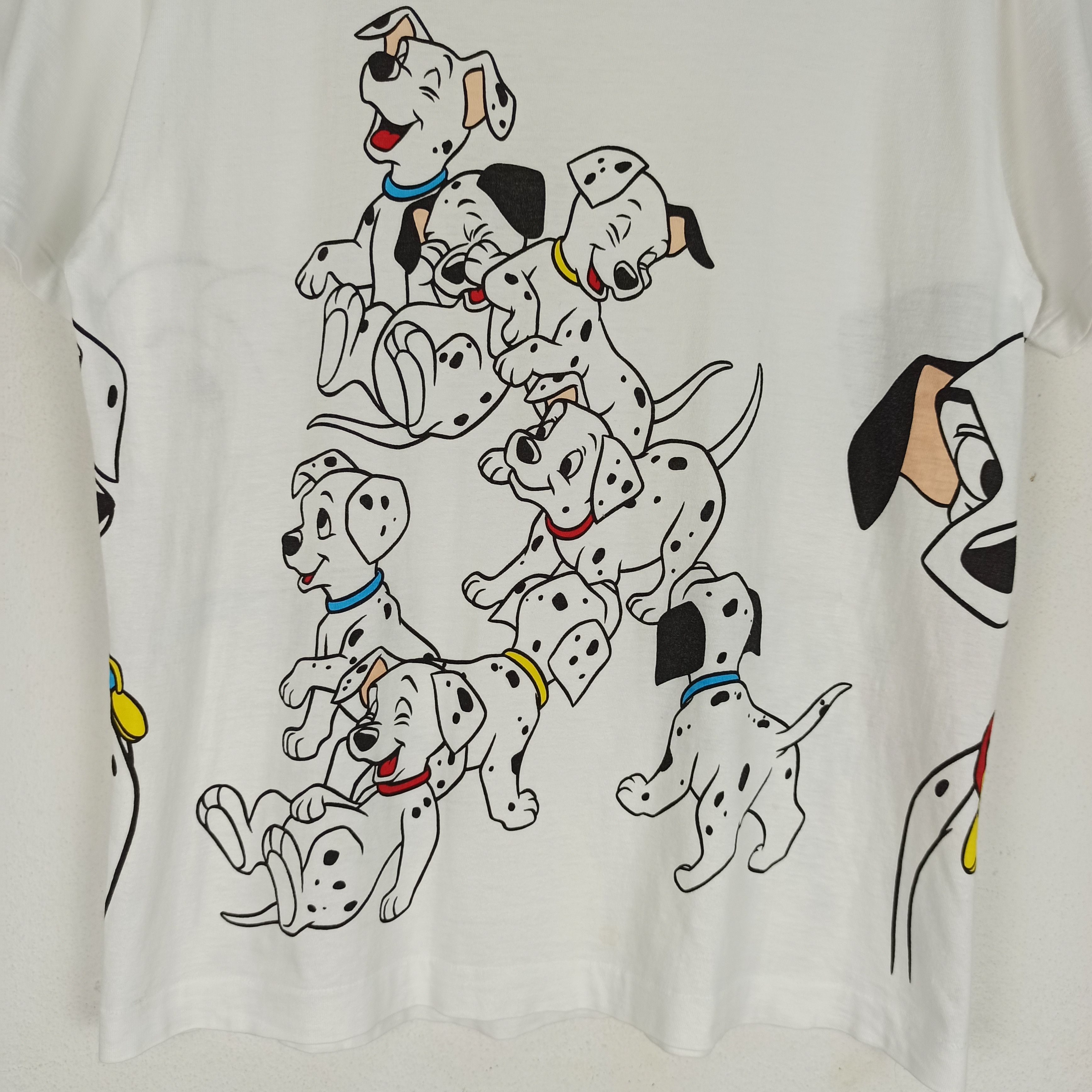 Cartoon Network Rare Vintage 90s Disney’s 101 DALMATIANS Fullprint Tee Size US M / EU 48-50 / 2 - 2 Thumbnail