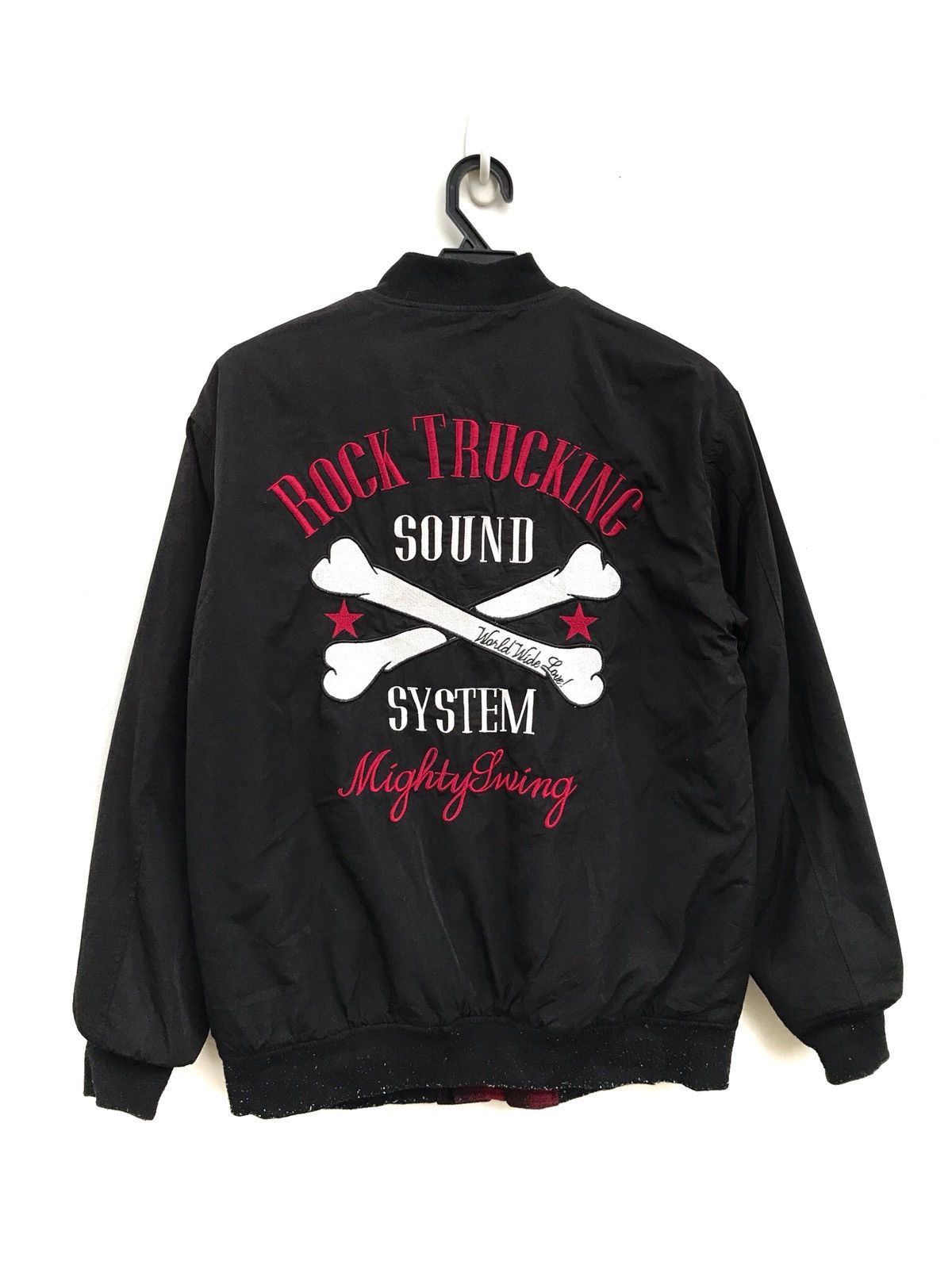 Bones × Designer × Japanese Brand World Wide Love Reversible Skull Cross Bones Jacket Size US S / EU 44-46 / 1 - 3 Thumbnail