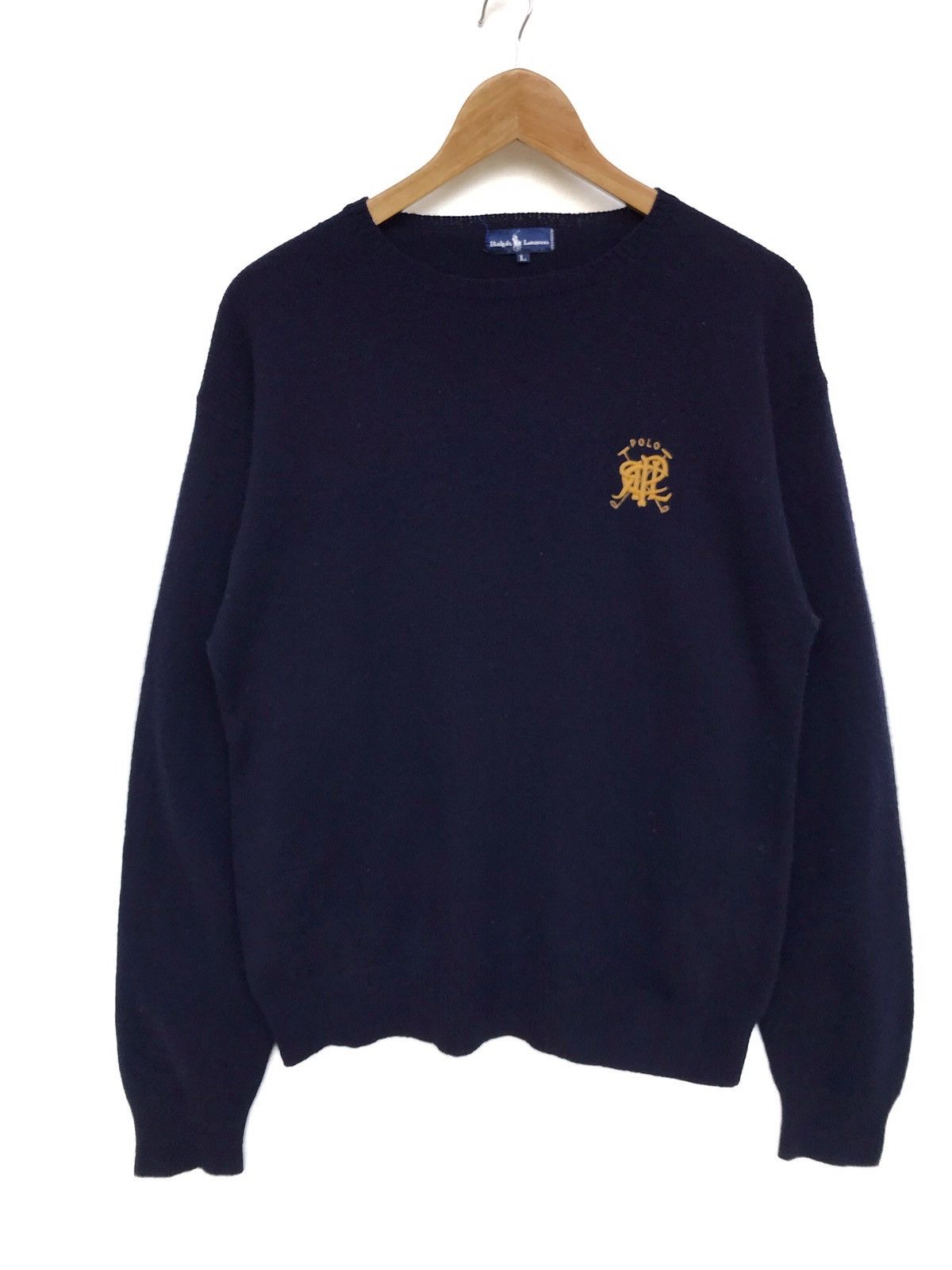 Polo Ralph Lauren Vintage Ralph Lauren PRL Logo Wool Knit Sweatshirt Size US L / EU 52-54 / 3 - 2 Thumbnail