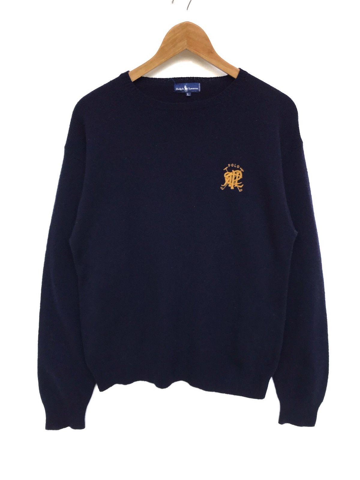 Polo Ralph Lauren Vintage Ralph Lauren PRL Logo Wool Knit Sweatshirt Size US L / EU 52-54 / 3 - 4 Thumbnail