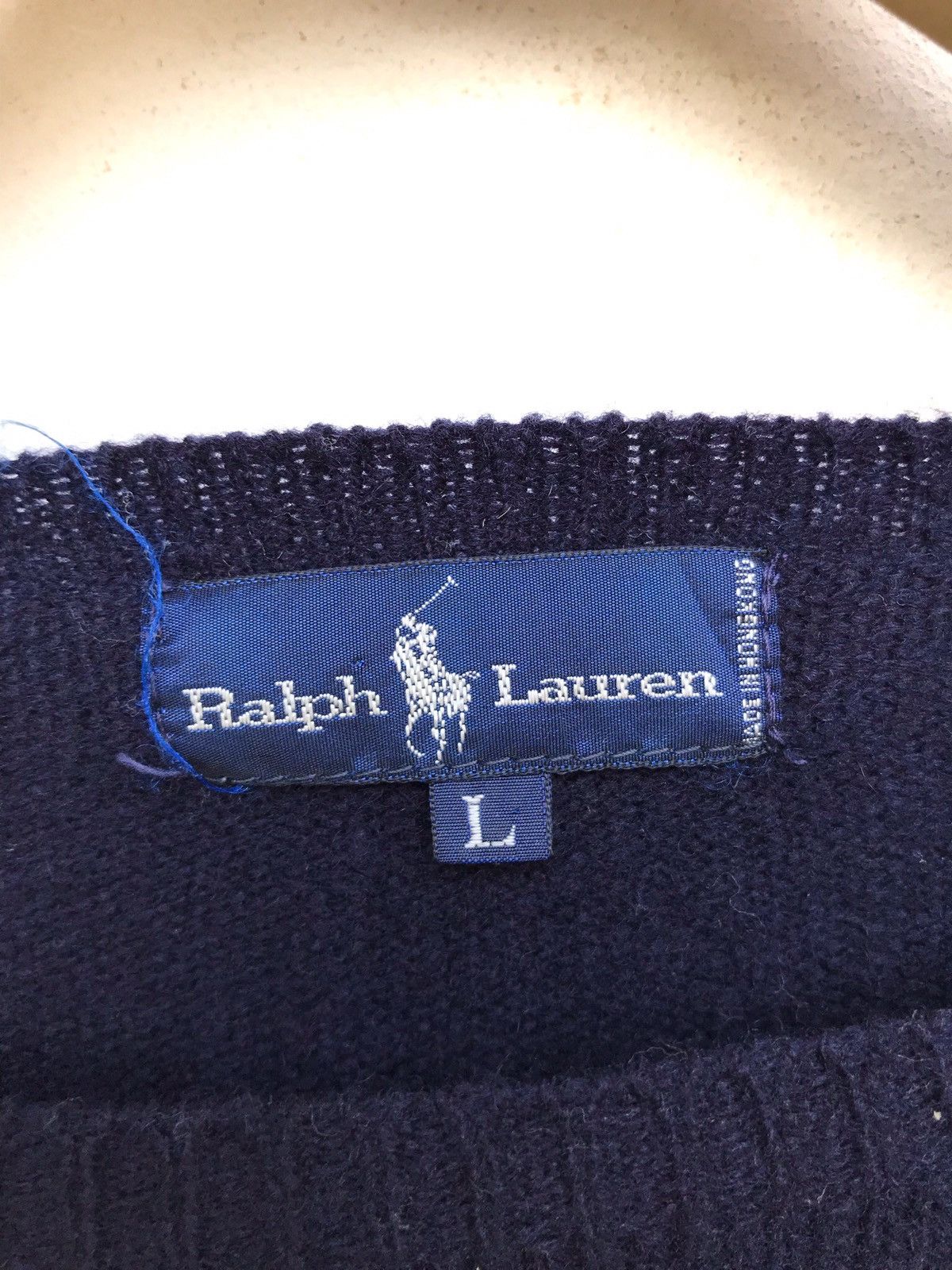 Polo Ralph Lauren Vintage Ralph Lauren PRL Logo Wool Knit Sweatshirt Size US L / EU 52-54 / 3 - 5 Thumbnail
