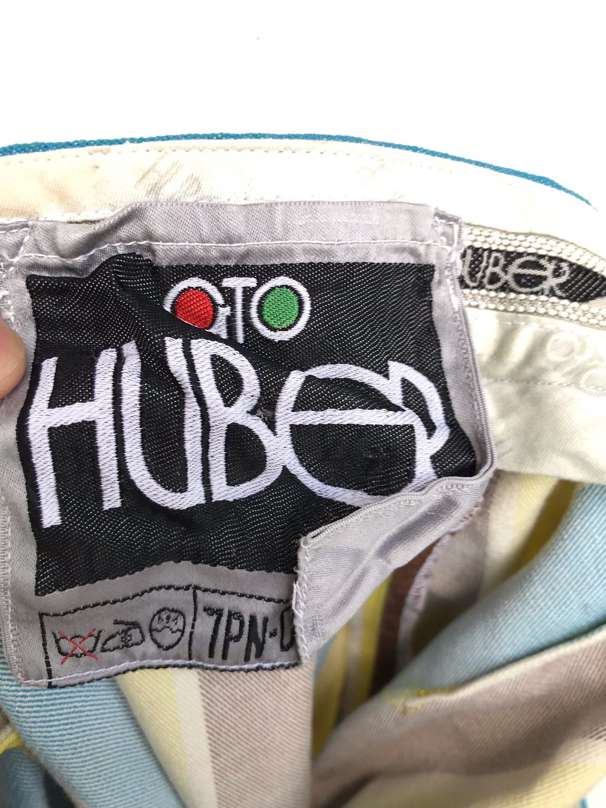 Japanese Brand × Vintage Vintage Japanese Brand Huber GTO Stripes Wide Leg Pants Size US 26 / EU 42 - 9 Thumbnail