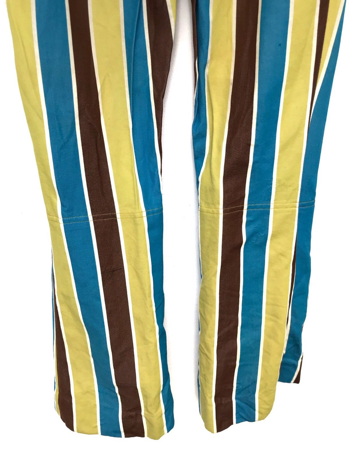 Japanese Brand × Vintage Vintage Japanese Brand Huber GTO Stripes Wide Leg Pants Size US 26 / EU 42 - 5 Thumbnail