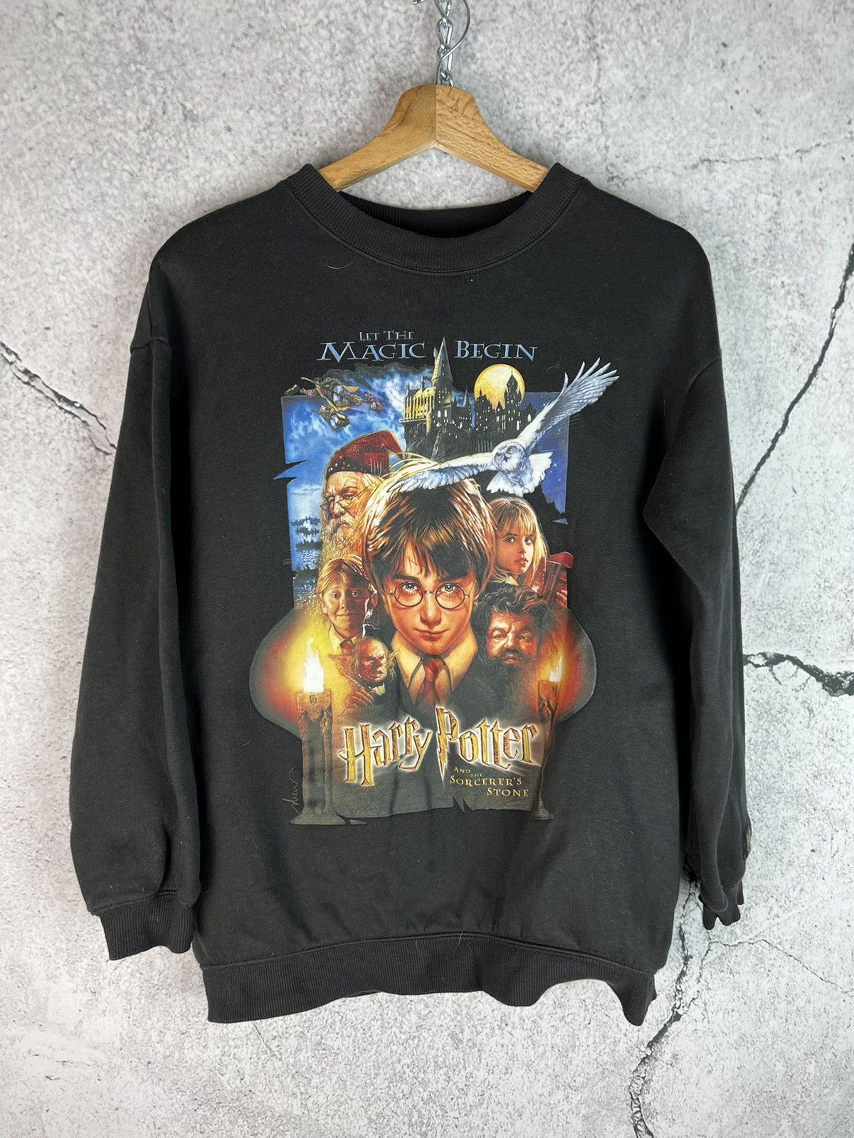 Vintage Vintage Harry Potter and The Sorcerers Stone sweatshirt Size US S / EU 44-46 / 1 - 1 Thumbnail