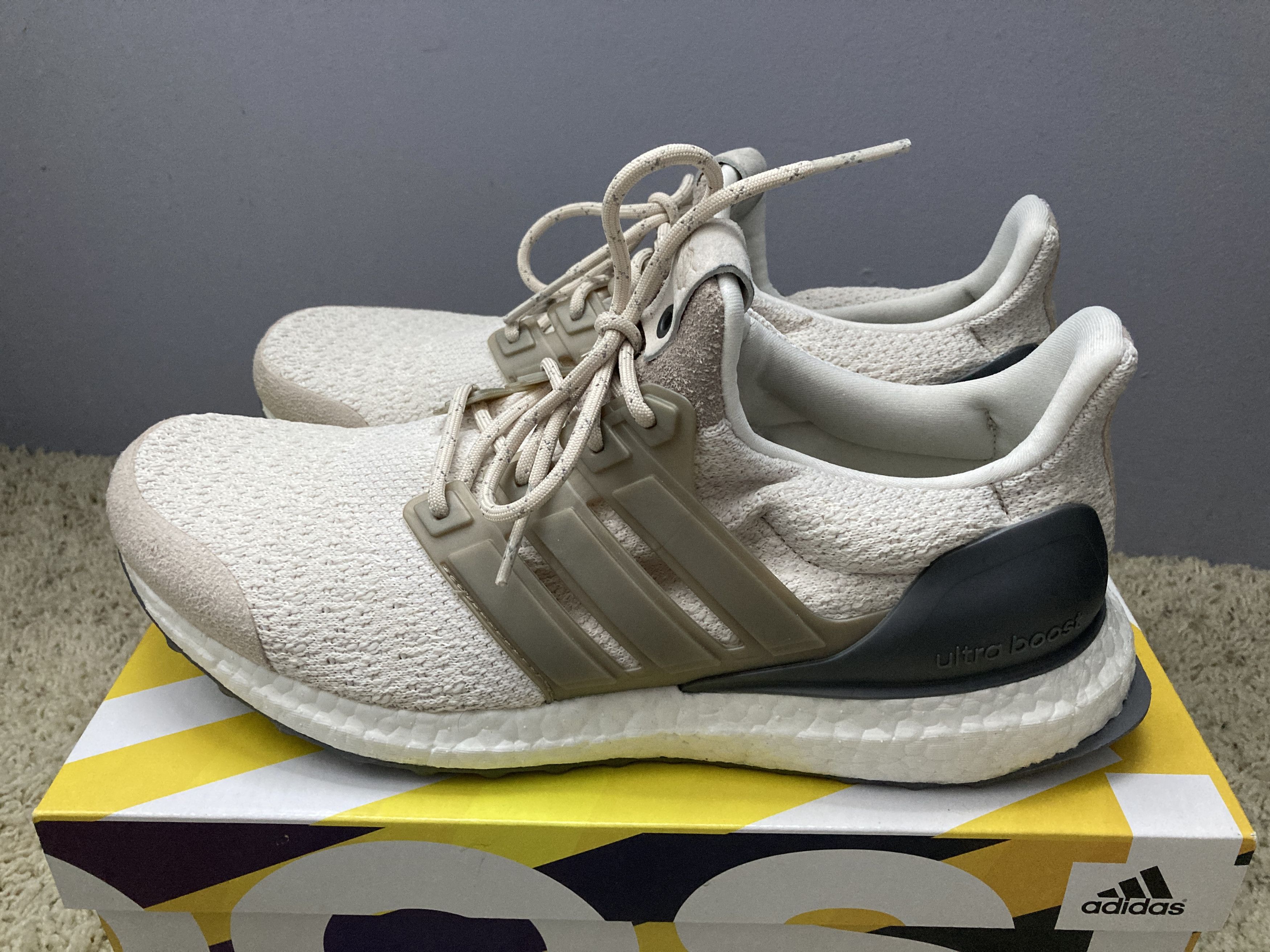 Adidas Ultraboost Lux VINTAGE WHITE/CHALK WHITE/CLEAR BROWN DB0338 Size US 8.5 / EU 41-42 - 14 Thumbnail