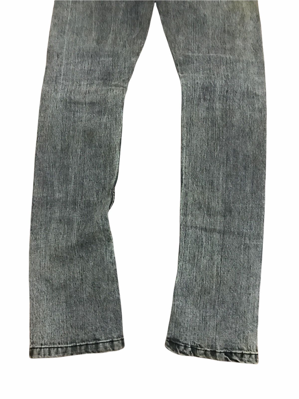 Buffalo Bobs Distressed Punk Rock Skinny Leg Zipper Jeans