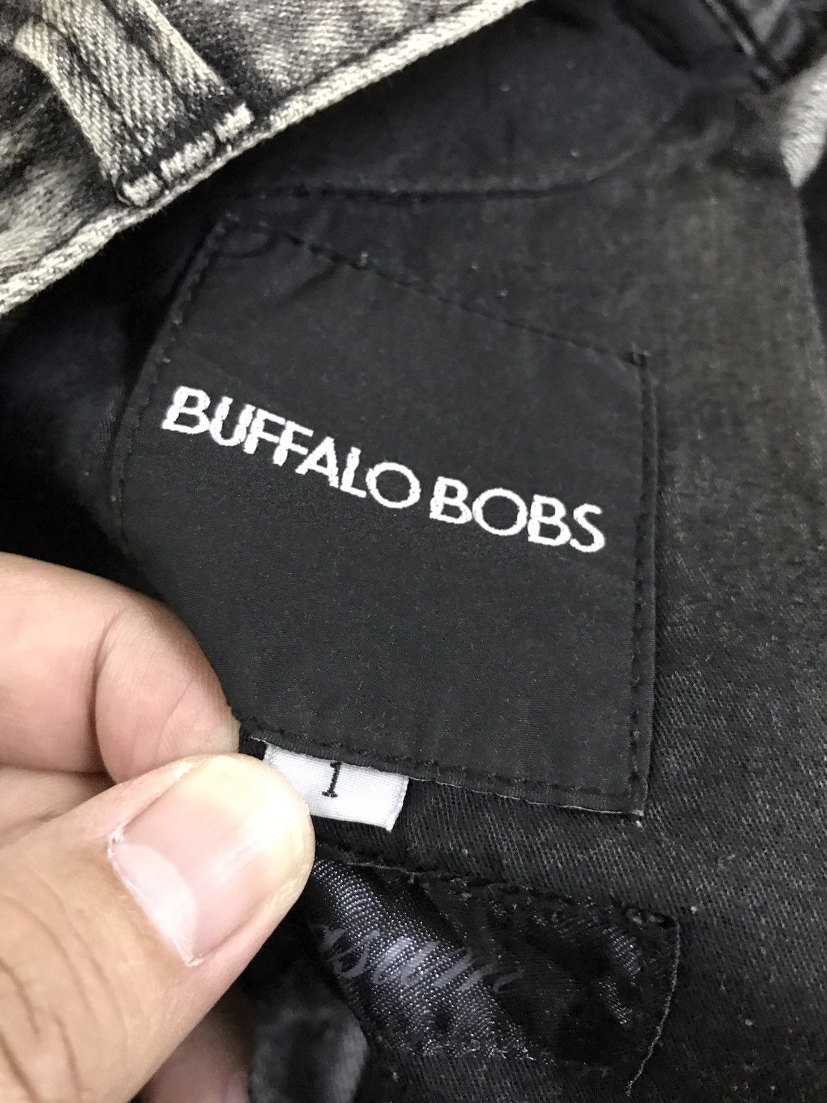 Buffalo Bobs Distressed Punk Rock Skinny Leg Zipper Jeans