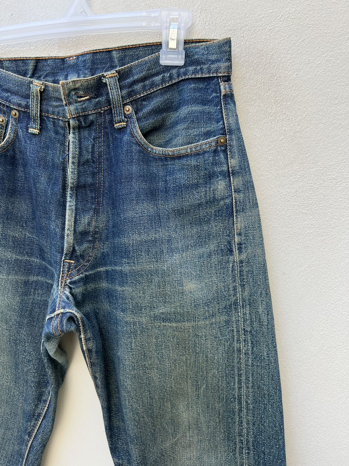 Denime VTG 90s DENIME Orizzonti Ageing Mud Denim Selvedge Jeans Size US 30 / EU 46 - 11 Thumbnail