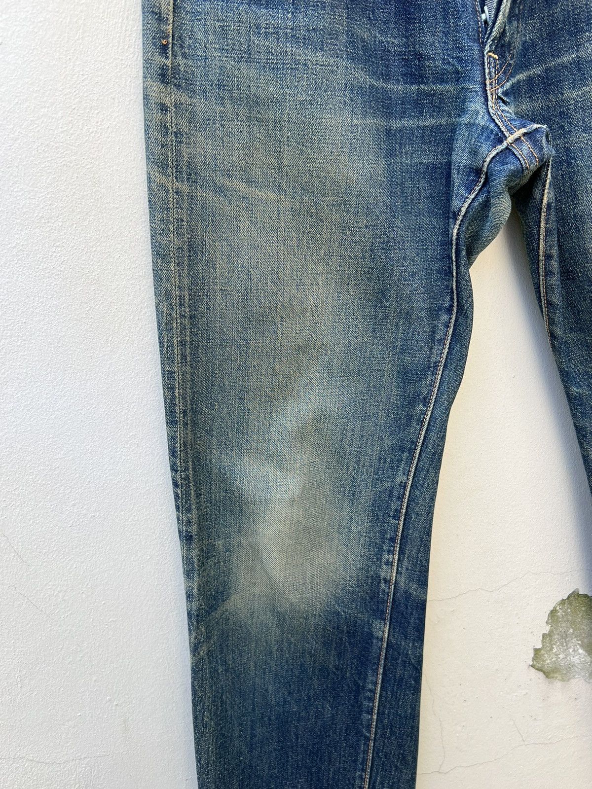 Denime VTG 90s DENIME Orizzonti Ageing Mud Denim Selvedge Jeans Size US 30 / EU 46 - 9 Thumbnail