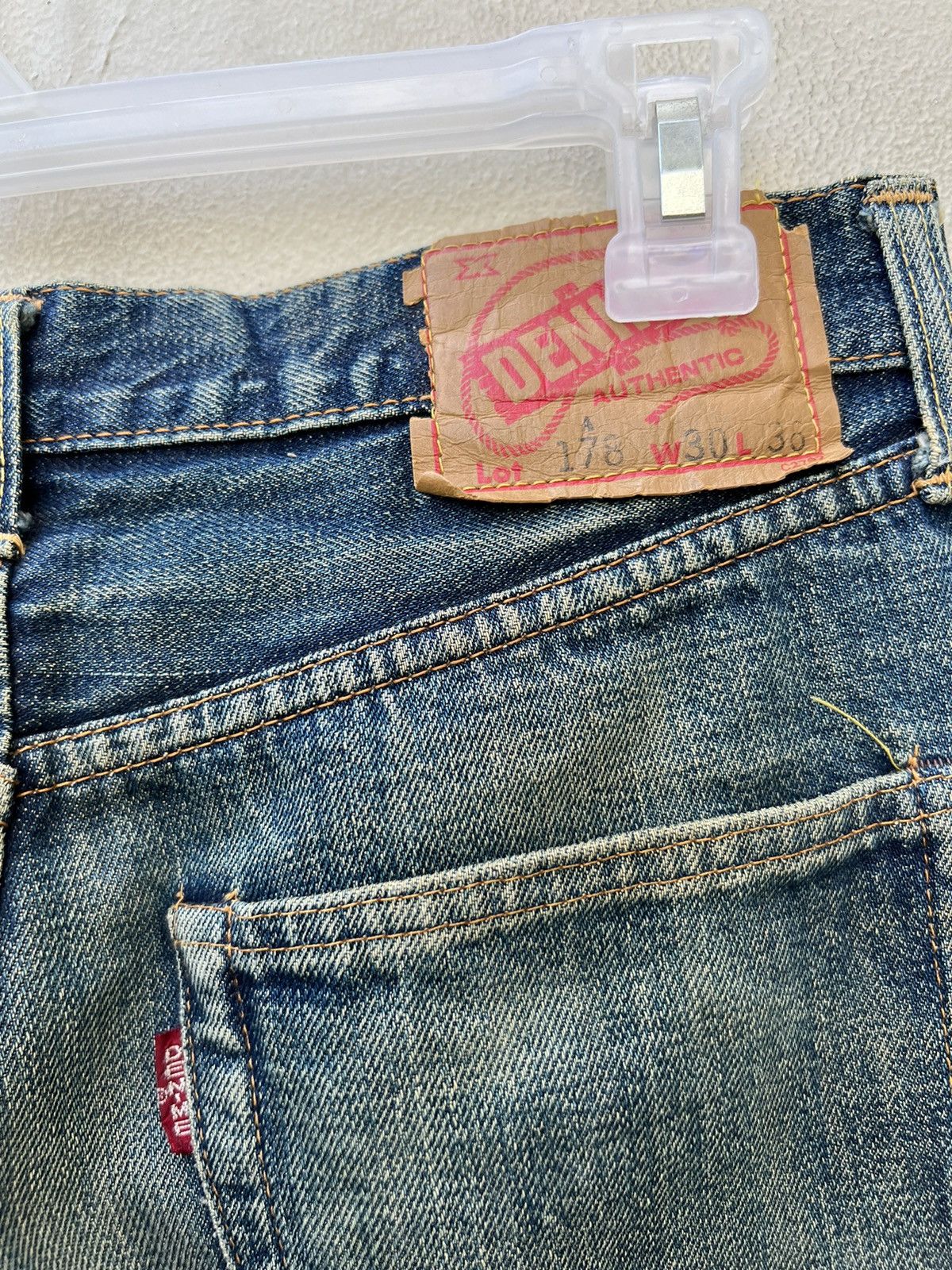 Denime VTG 90s DENIME Orizzonti Ageing Mud Denim Selvedge Jeans Size US 30 / EU 46 - 19 Thumbnail