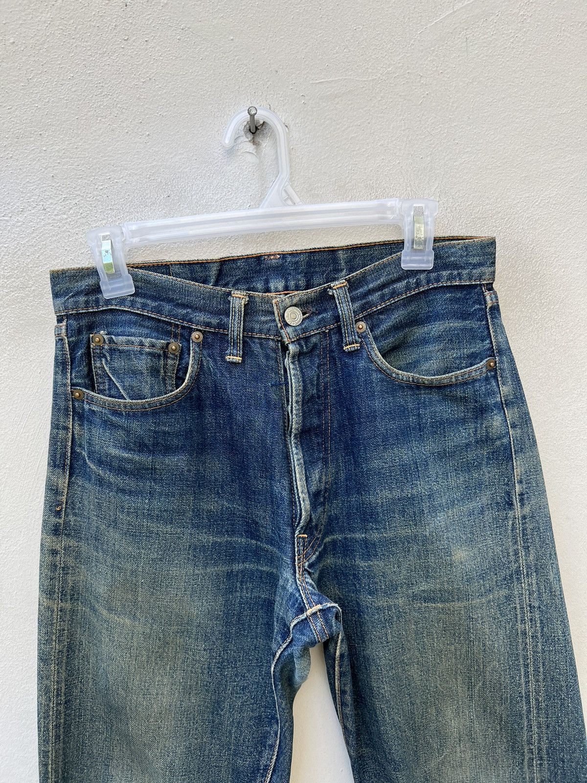 Denime VTG 90s DENIME Orizzonti Ageing Mud Denim Selvedge Jeans Size US 30 / EU 46 - 7 Thumbnail
