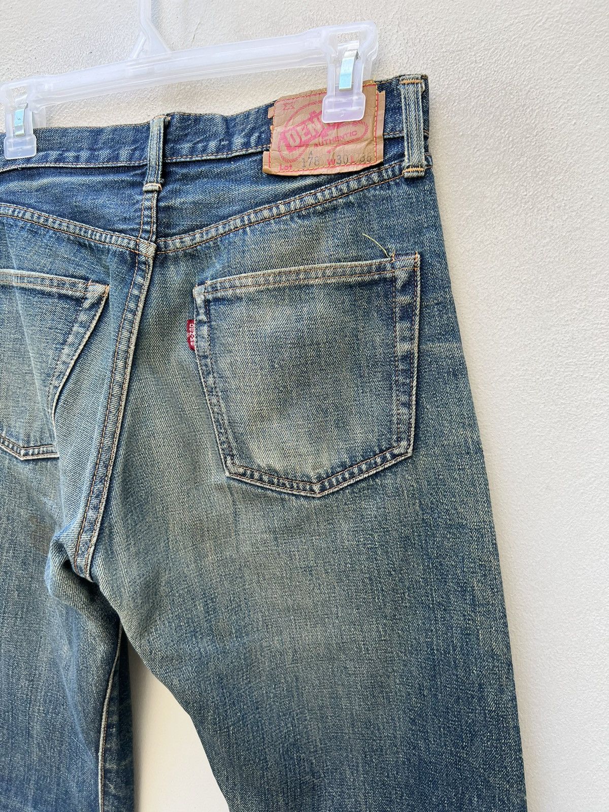 Denime VTG 90s DENIME Orizzonti Ageing Mud Denim Selvedge Jeans Size US 30 / EU 46 - 18 Thumbnail
