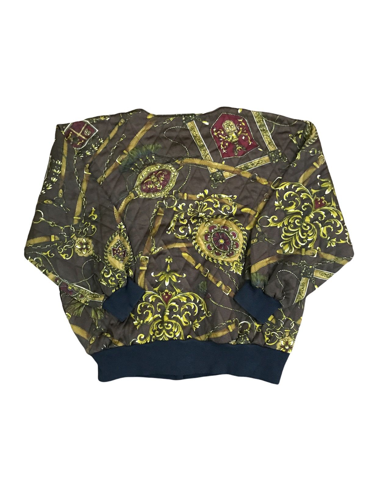 Vintage Vintage Multicolour Bomber Lasa Quilted Button Jacket Size US S / EU 44-46 / 1 - 2 Thumbnail