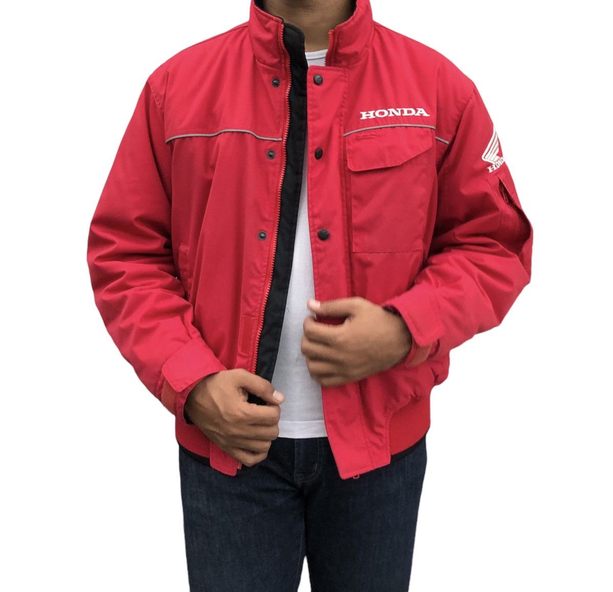 Honda Honda Motor Sport Racing Embroidery Logo Bomber Jacket Size US L / EU 52-54 / 3 - 5 Thumbnail