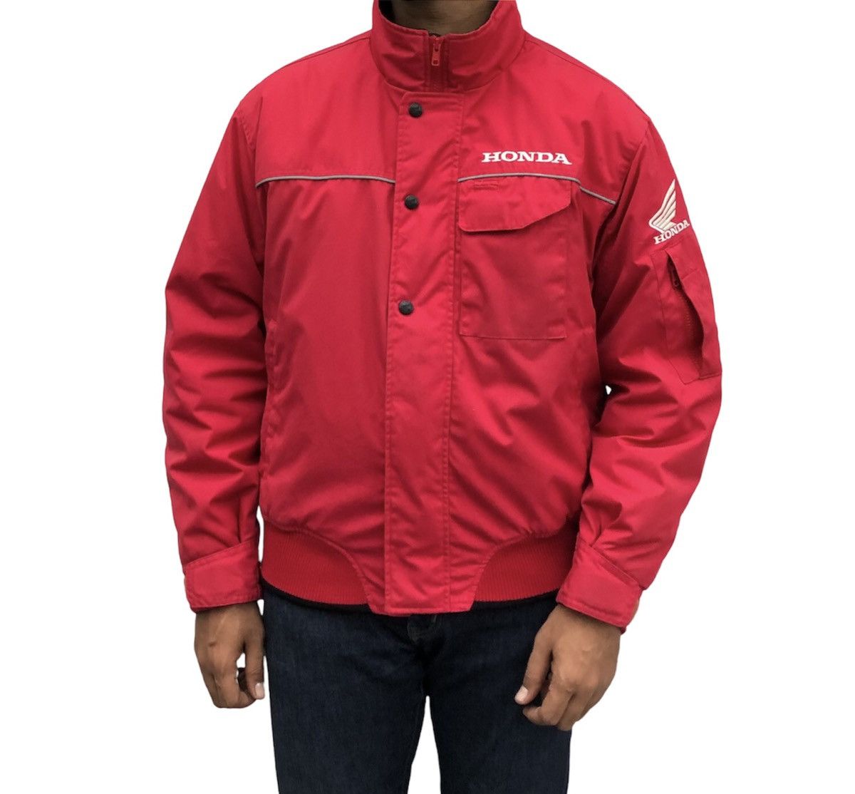 Honda Honda Motor Sport Racing Embroidery Logo Bomber Jacket Size US L / EU 52-54 / 3 - 3 Thumbnail