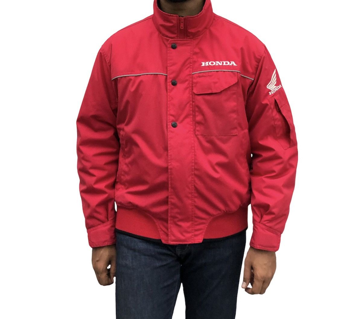 Honda Honda Motor Sport Racing Embroidery Logo Bomber Jacket Size US L / EU 52-54 / 3 - 2 Thumbnail