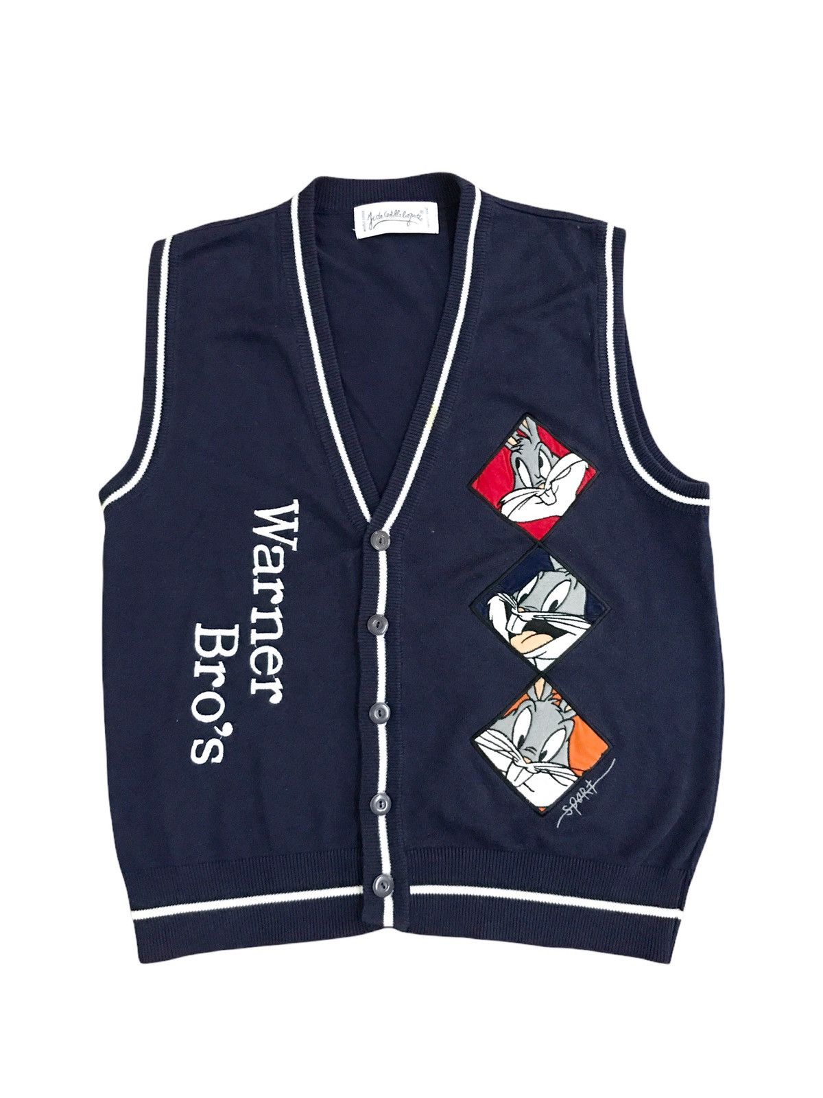 Jean Charles De Castelbajac × Vintage × Warner Bros Vintage Warner Bros x Jean Charles De Castelbajac vest Size US S / EU 44-46 / 1 - 1 Thumbnail