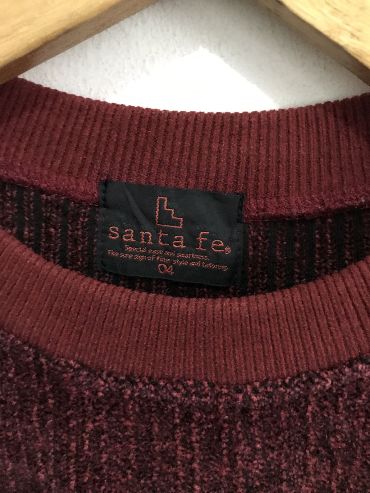 Vintage Santa Fe Big Logo Crewneck Sweatshirt Size US XL / EU 56 / 4 - 5 Thumbnail