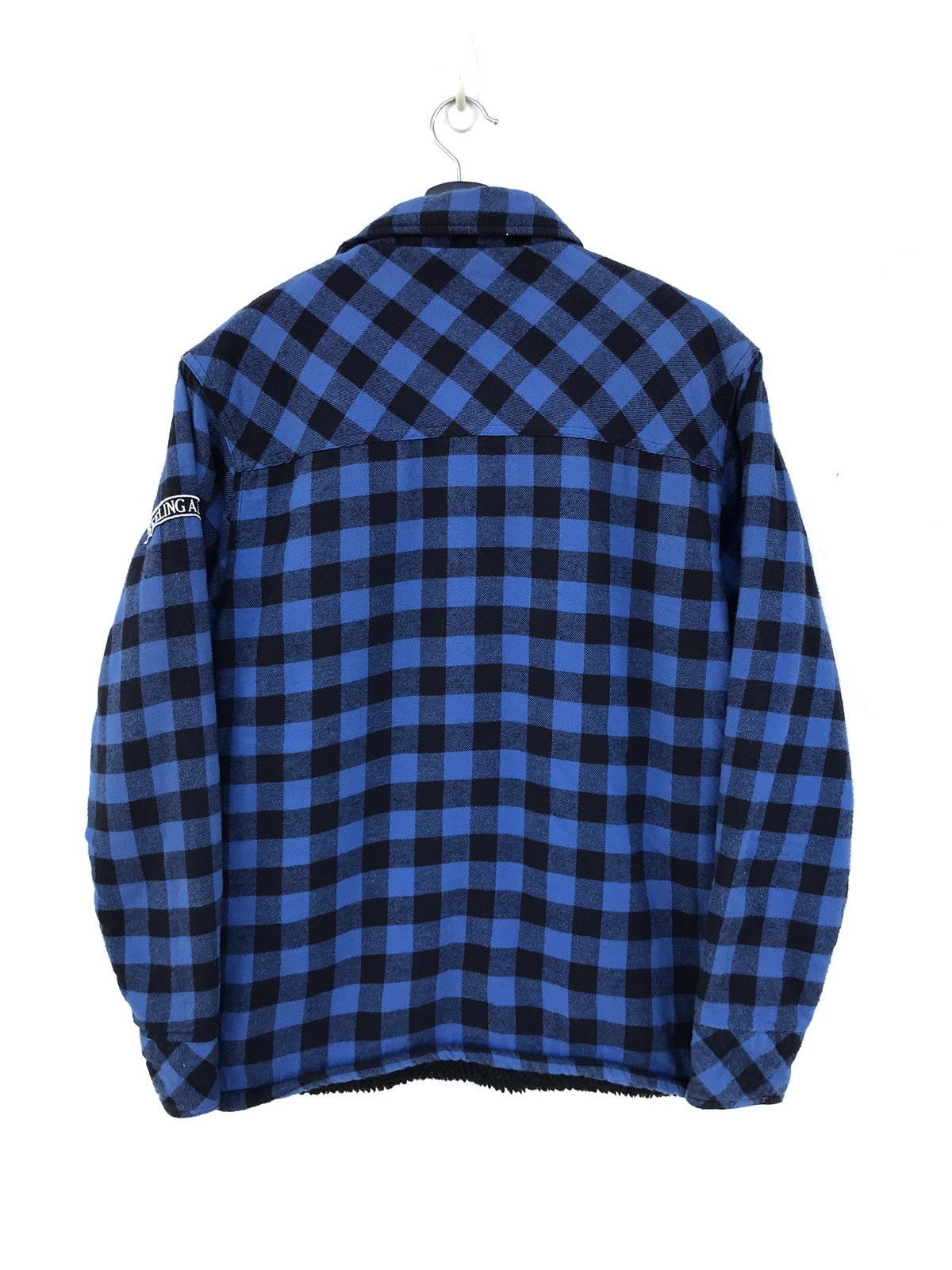 Japanese Brand Japanese Brand Russ-K Checkered Sherpa Fleece Lining Jacket Size US M / EU 48-50 / 2 - 2 Thumbnail