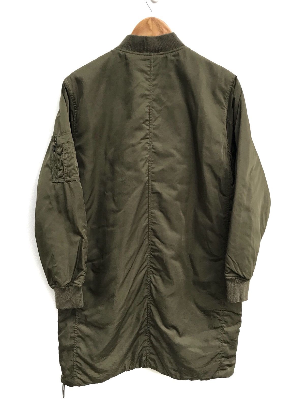 Other Japanese Brand GU Green Military Ma-1 Bomber Long Jacket Size US L / EU 52-54 / 3 - 3 Thumbnail