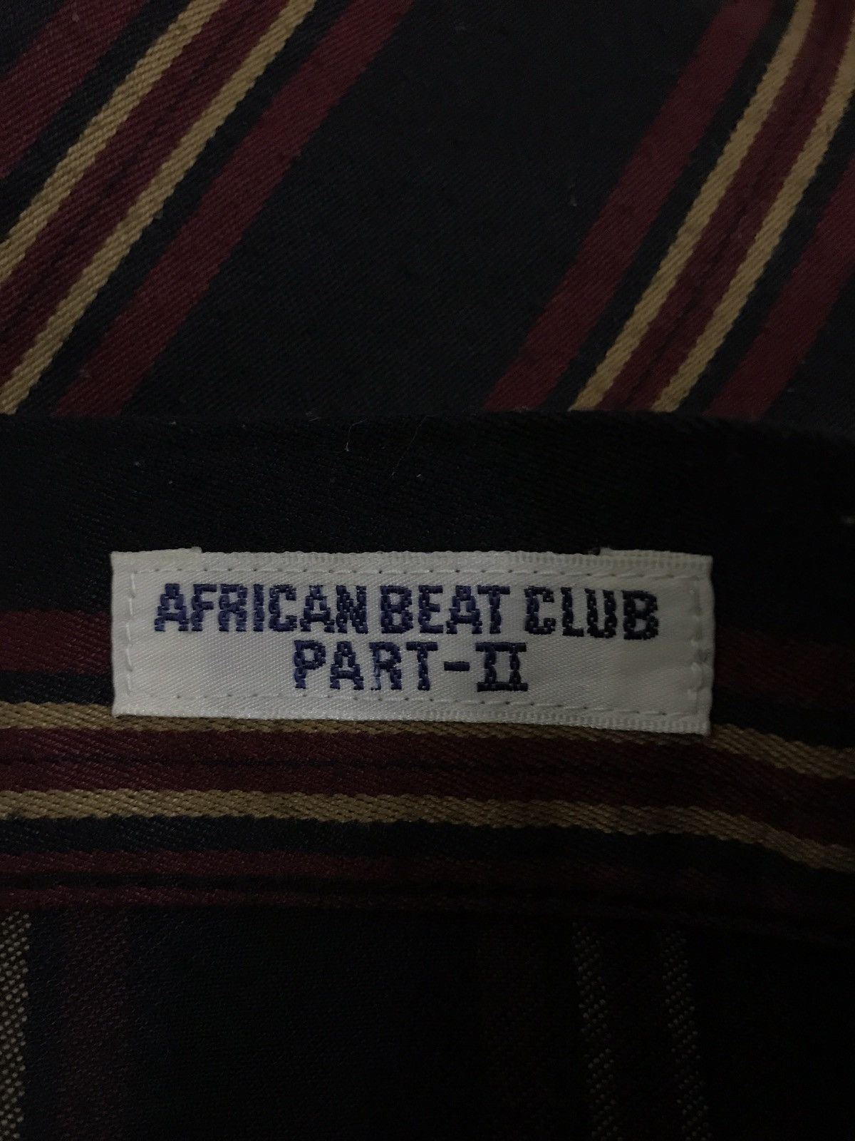 Japanese Brand Japanese Brand African Beat Club Horizontal Stripes Pant Size US 26 / EU 42 - 4 Thumbnail
