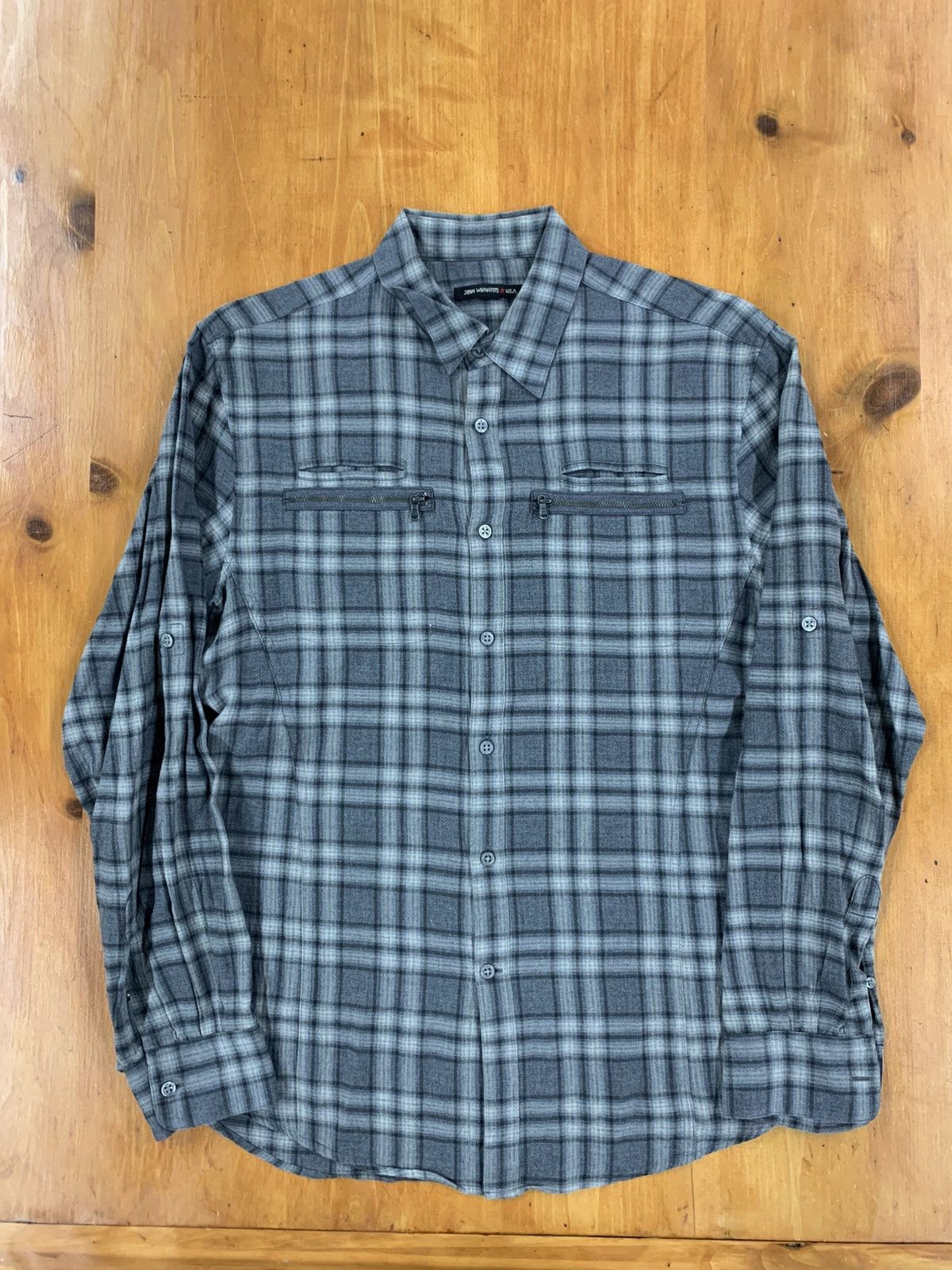 Vintage John Varvatos Zip OverShirt | Grailed