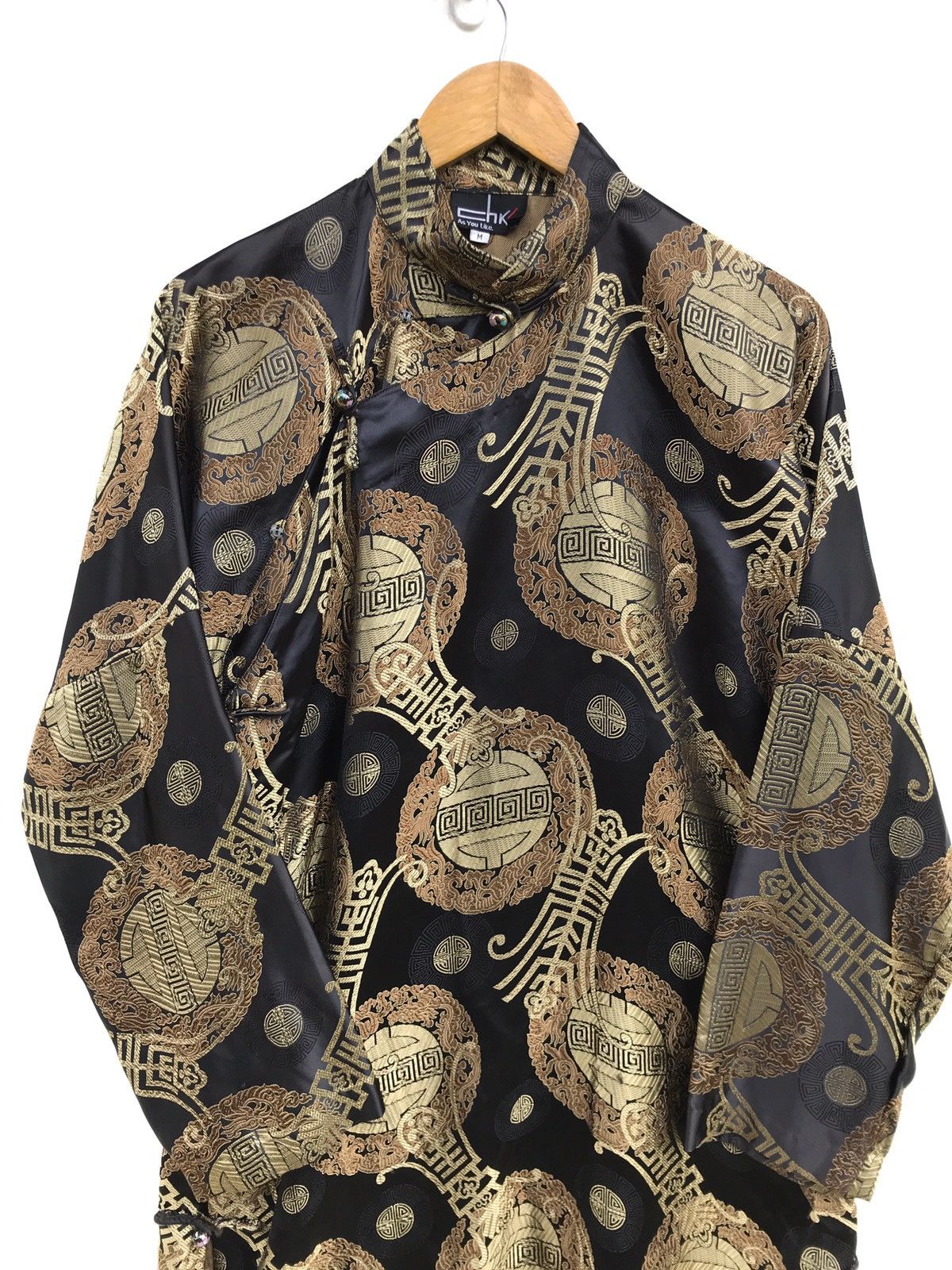 Japanese Brand Japanese Traditional Chinese Cheongsam Long Button Jacket Size US M / EU 48-50 / 2 - 3 Thumbnail