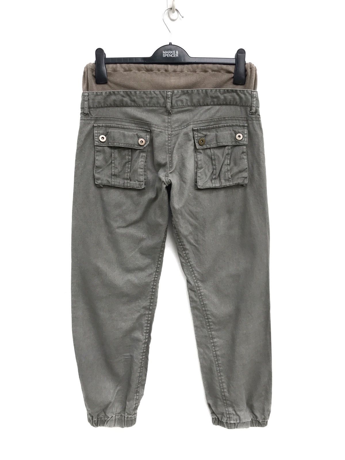 Japanese Brand Japanese Double Waist Multipocket Pant Rick Owens Style Size US 28 / EU 44 - 2 Thumbnail