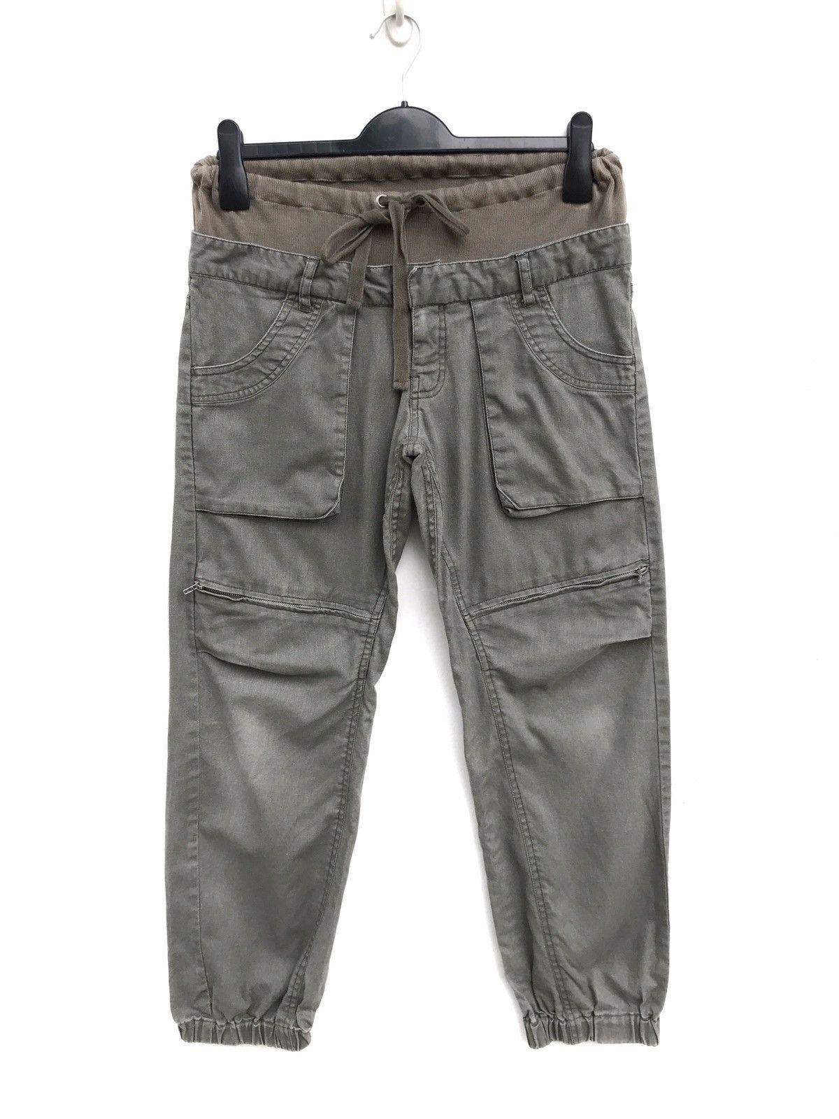 Japanese Brand Japanese Double Waist Multipocket Pant Rick Owens Style Size US 28 / EU 44 - 1 Thumbnail