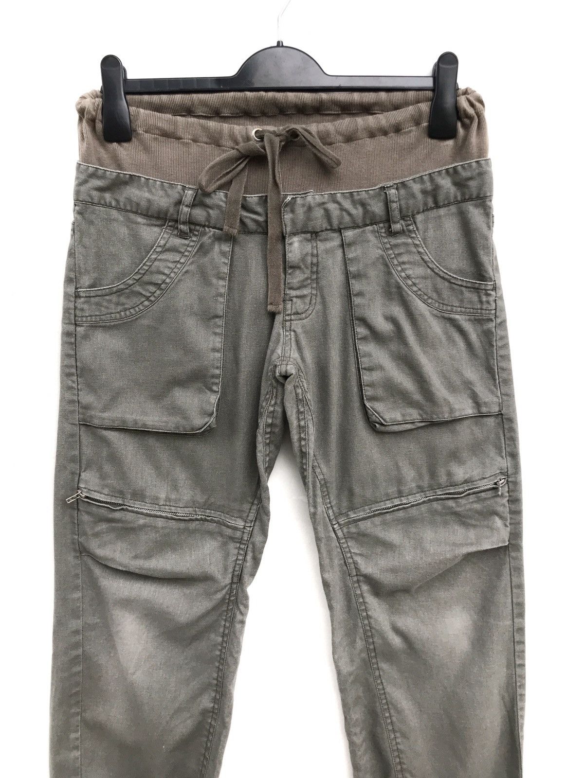 Japanese Brand Japanese Double Waist Multipocket Pant Rick Owens Style Size US 28 / EU 44 - 3 Thumbnail