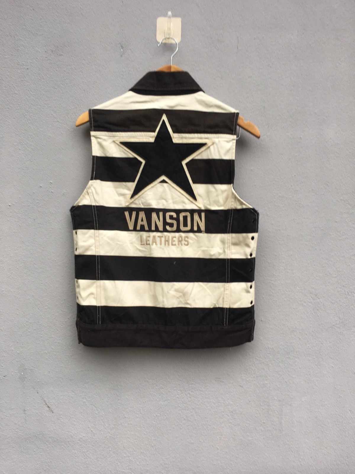 Vanson Leathers × Vintage Vanson leather sleeveless jacket Size US S / EU 44-46 / 1 - 1 Thumbnail