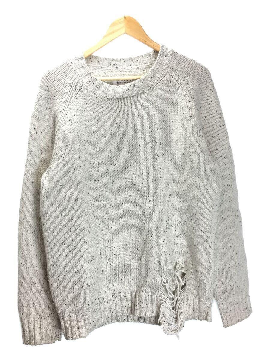 Maison Margiela AW20 Distressed Wool Knit Sweater Size US L / EU 52-54 / 3 - 1 Thumbnail
