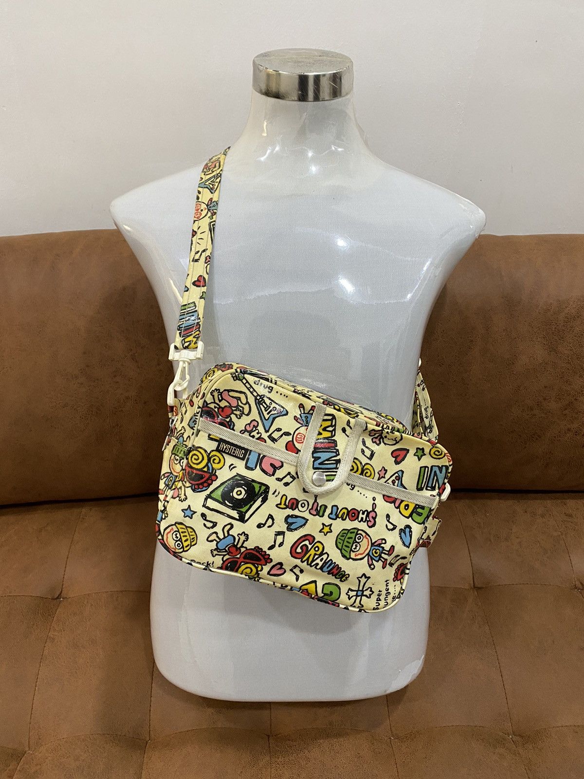 Hysteric Glamour Vintage Hysteric Full Print Shoulder Bag Size ONE SIZE - 3 Thumbnail