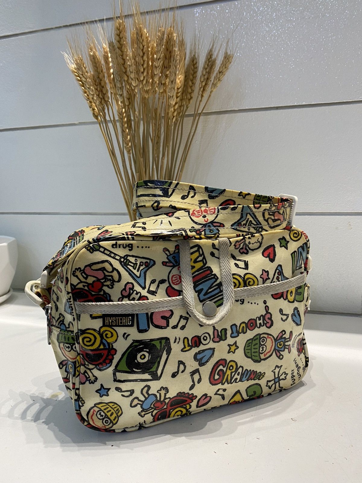 Hysteric Glamour Vintage Hysteric Full Print Shoulder Bag Size ONE SIZE - 4 Thumbnail