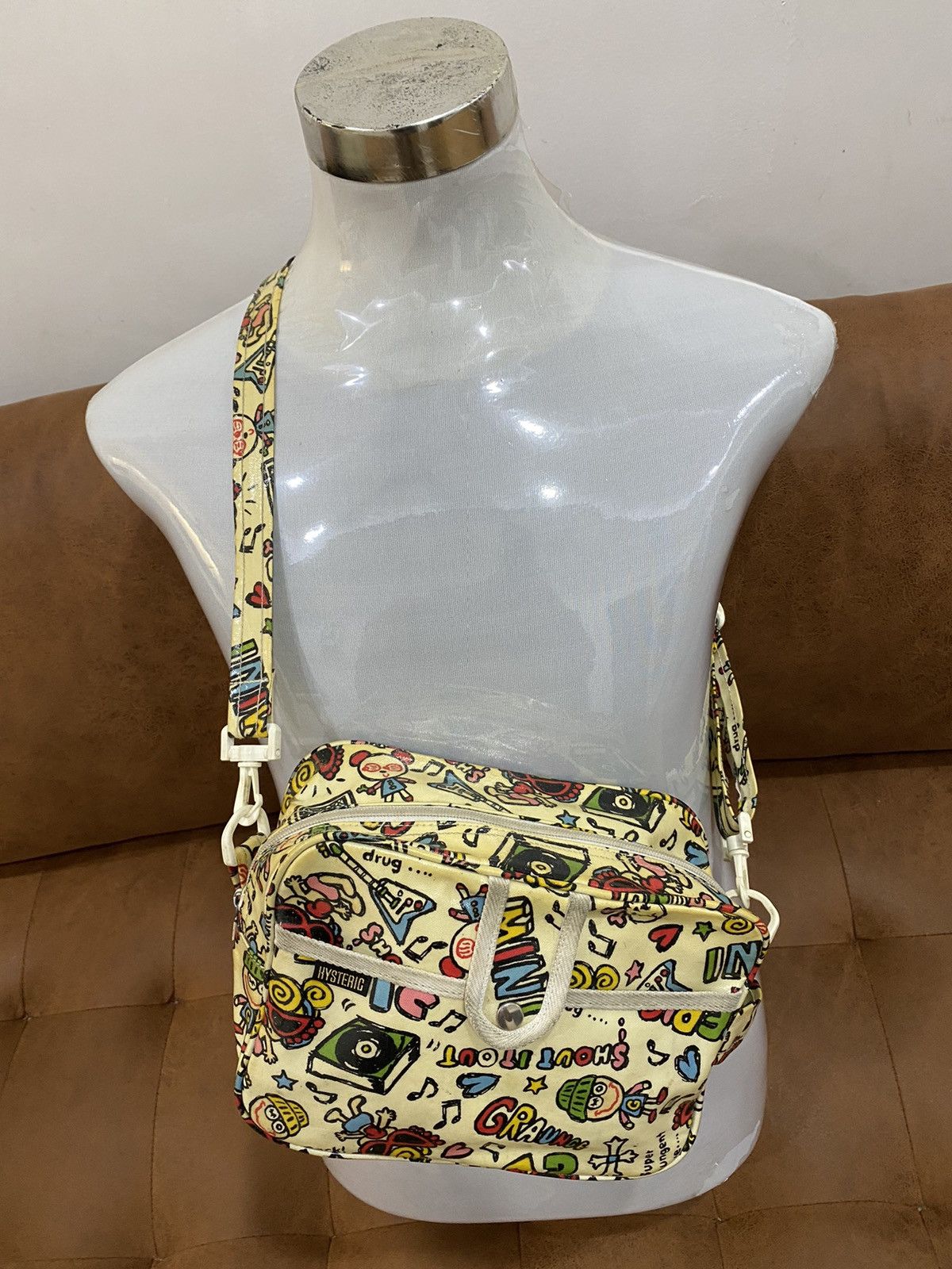 Hysteric Glamour Vintage Hysteric Full Print Shoulder Bag Size ONE SIZE - 16 Thumbnail