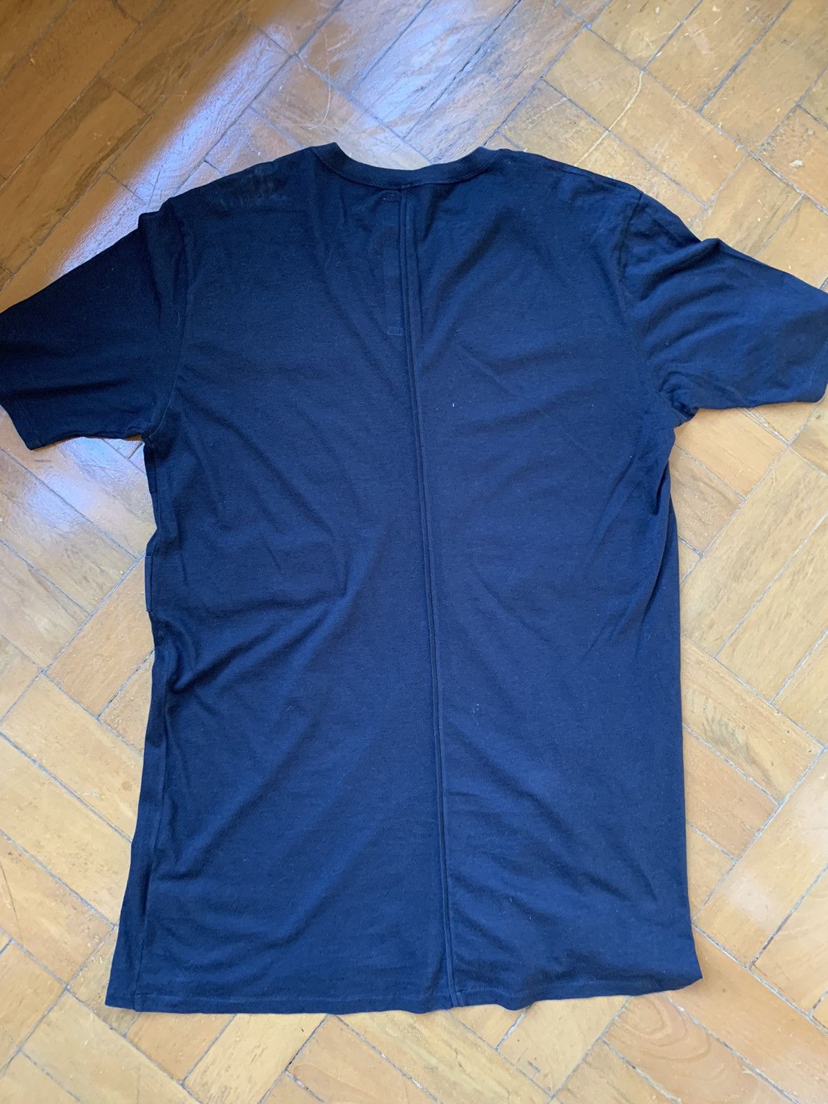 Damir Doma Black Fine Cotton Patch Stripe Oversize T-shirt Worn Once Size US M / EU 48-50 / 2 - 10 Thumbnail