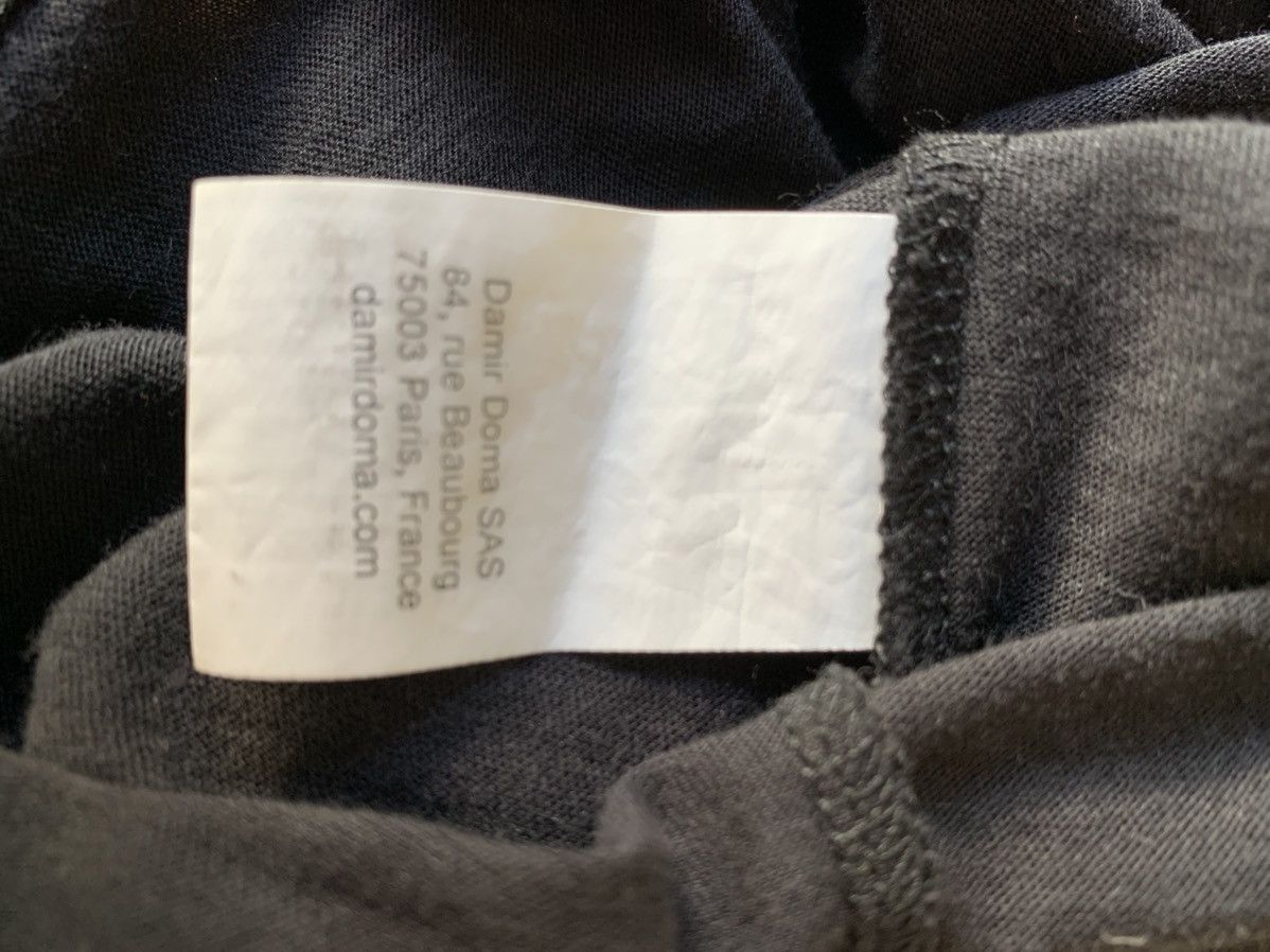 Damir Doma Black Fine Cotton Patch Stripe Oversize T-shirt Worn Once Size US M / EU 48-50 / 2 - 14 Thumbnail